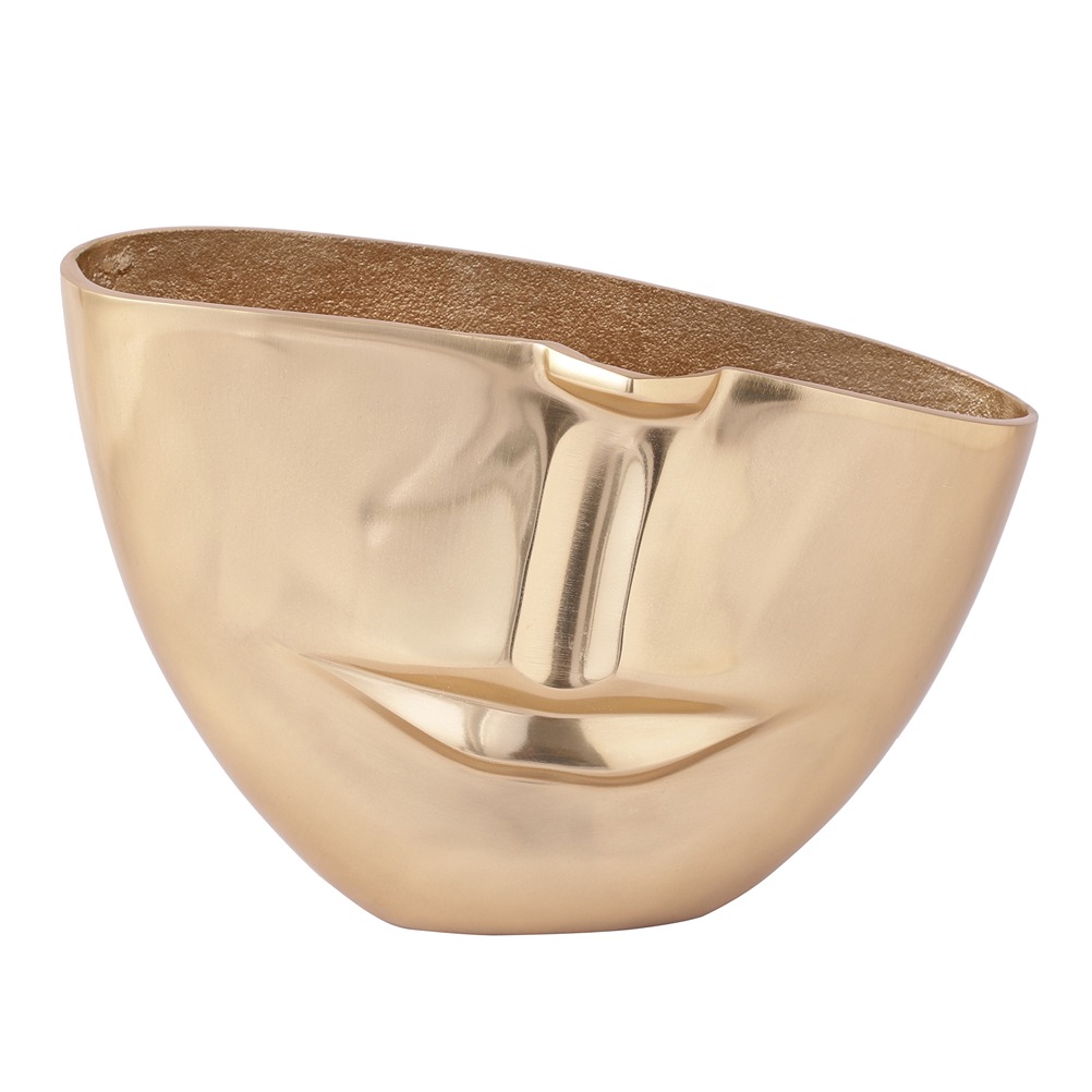 The Amused Gold Face Vase thumbnail 3