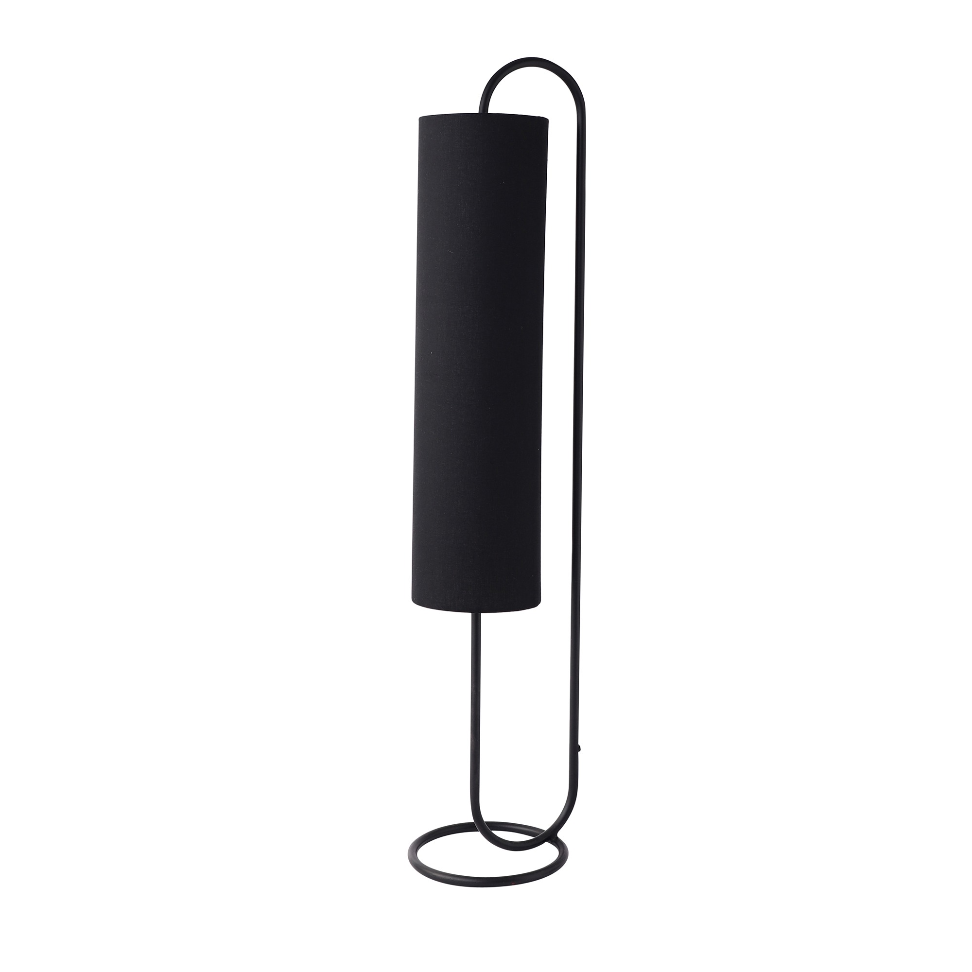 Graceful Full Black Curve Floor Lamp thumbnail 2