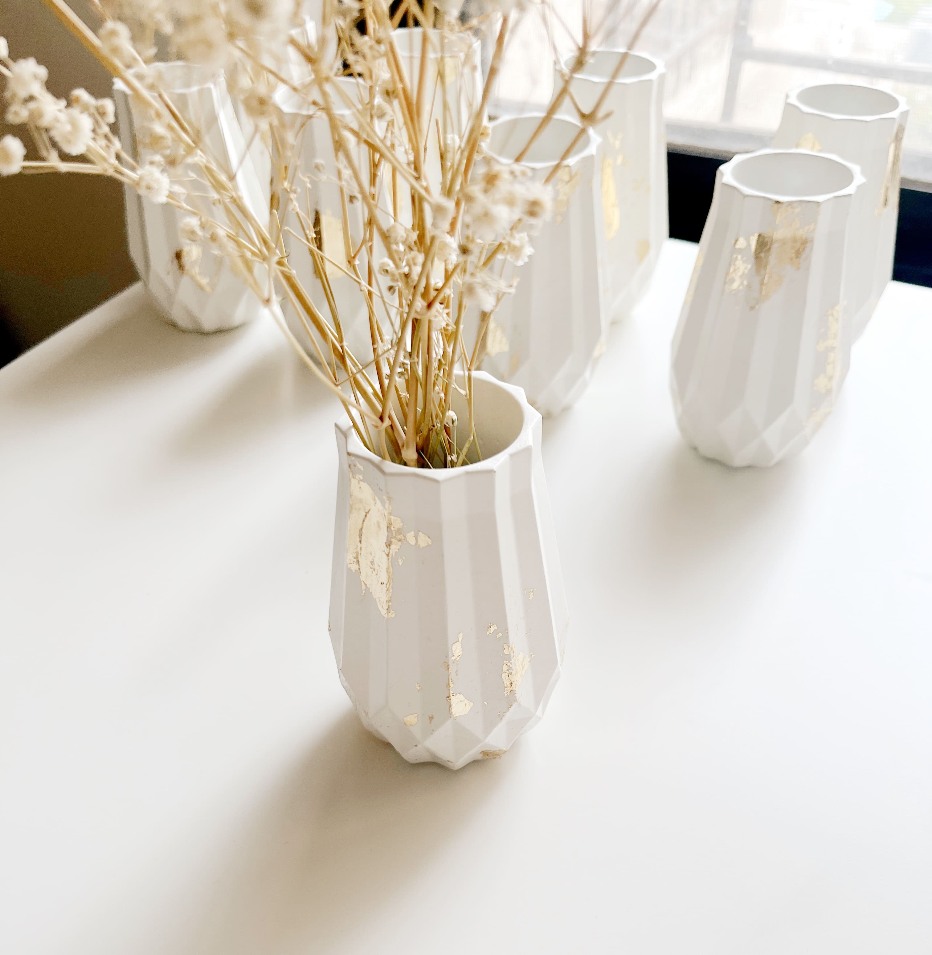 Geometric Concrete Vase