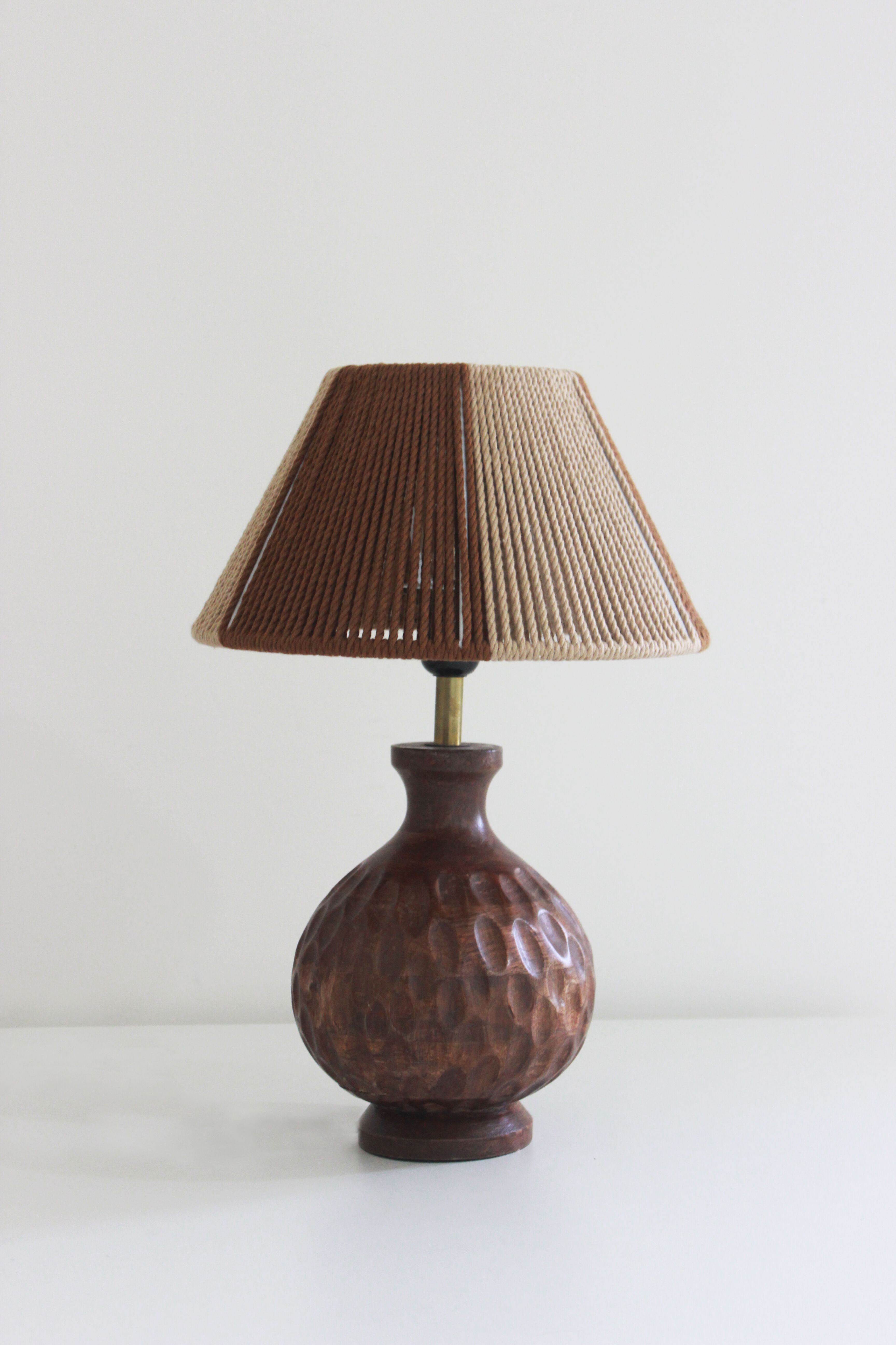 Handmade Taper Lampshades l Beige and Brown thumbnail 3