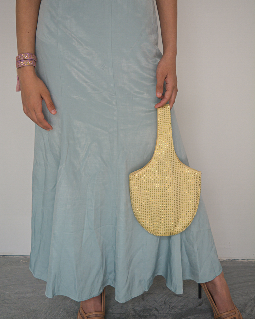 Mellow Yellow Rhinestone Bag thumbnail 3