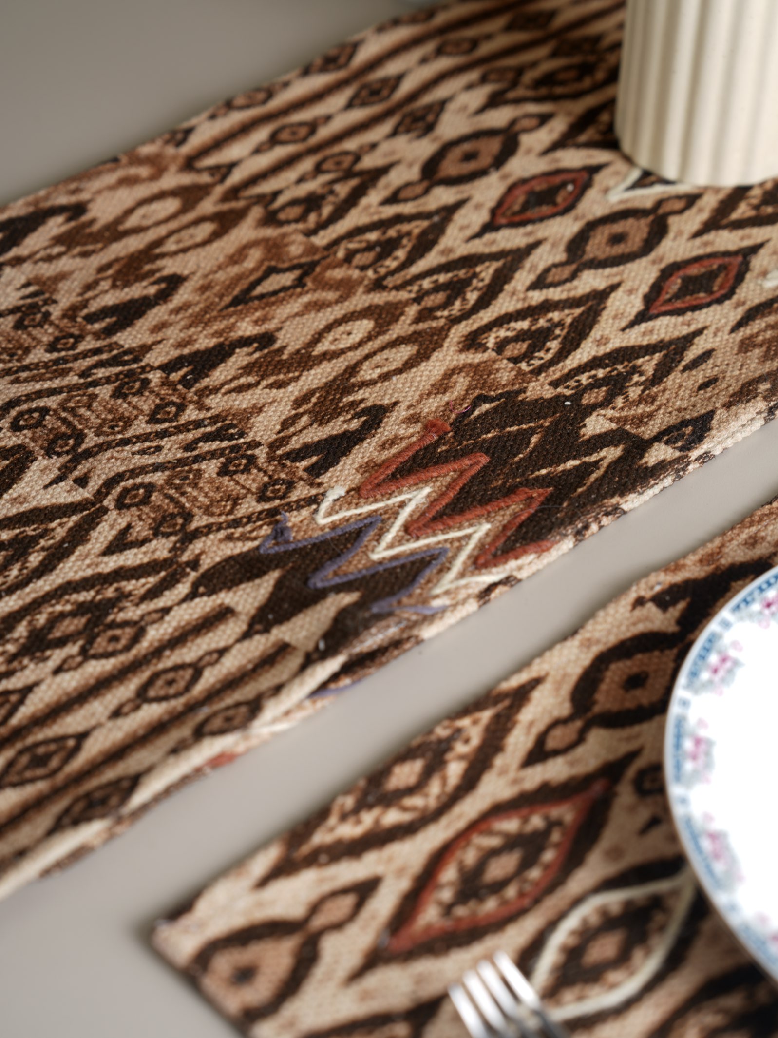 Mocha Harmony Table Runner  ( 30 x 180 cms ) thumbnail 3