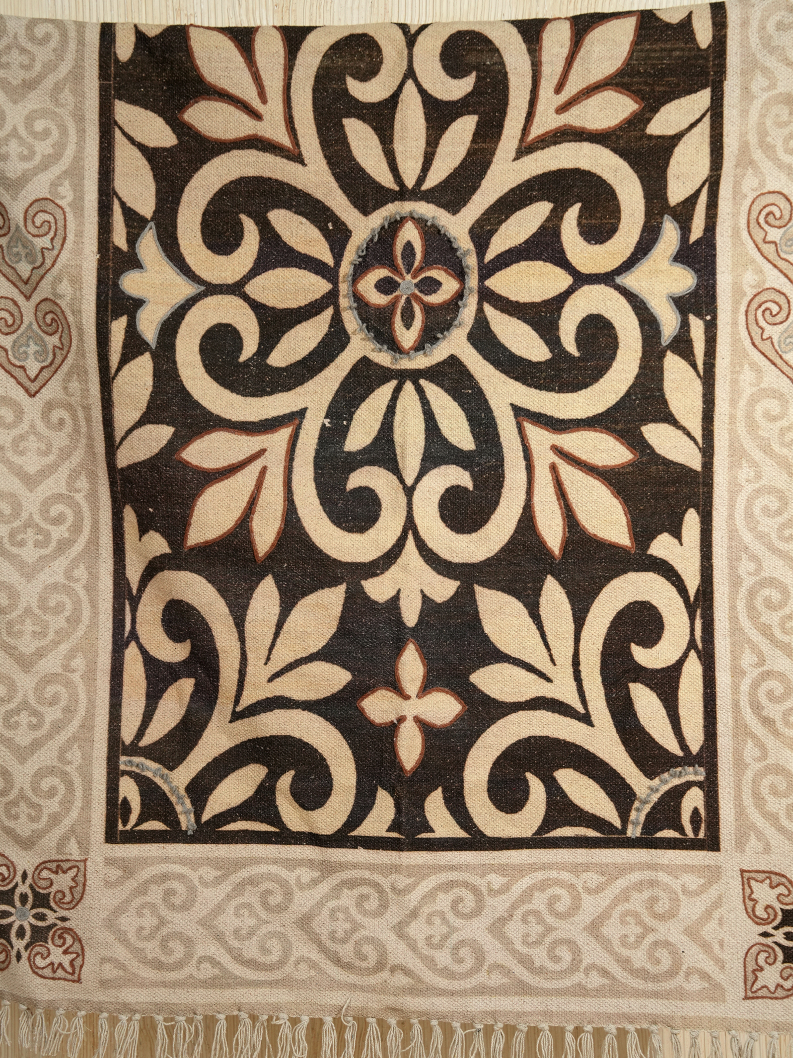 Moroccan Melody Embroidered  Rug thumbnail 2