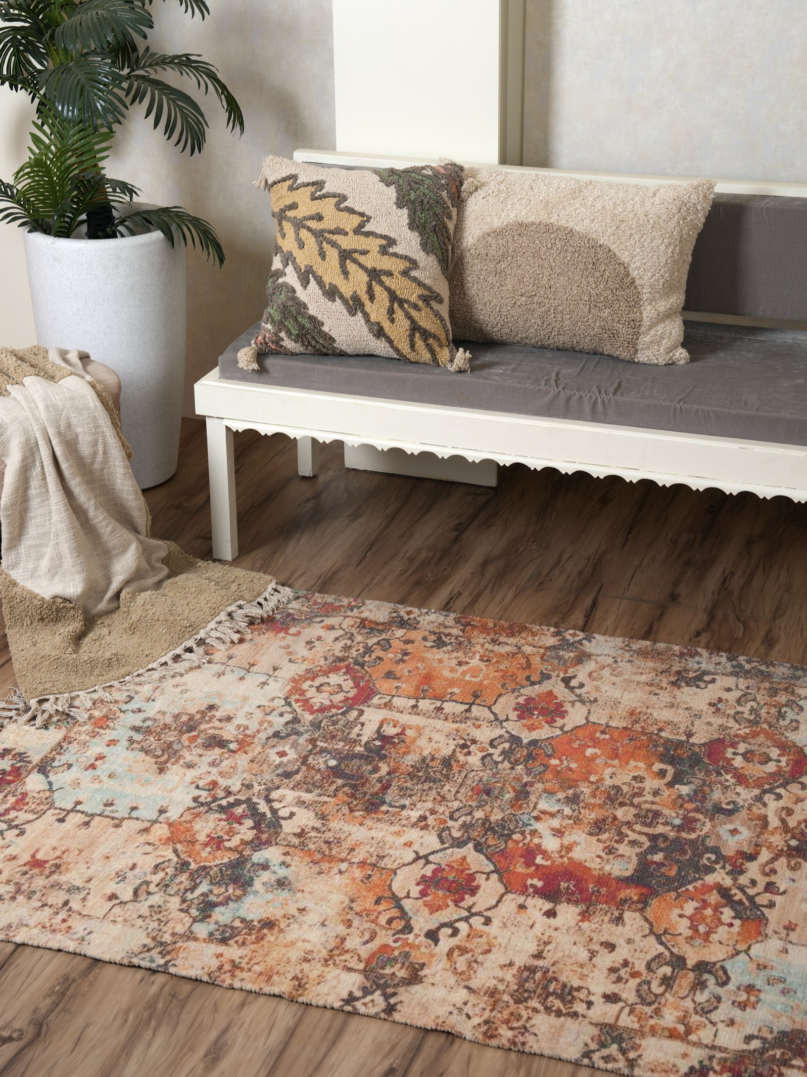 Multicolor MazeChenille Printed Rug thumbnail 3