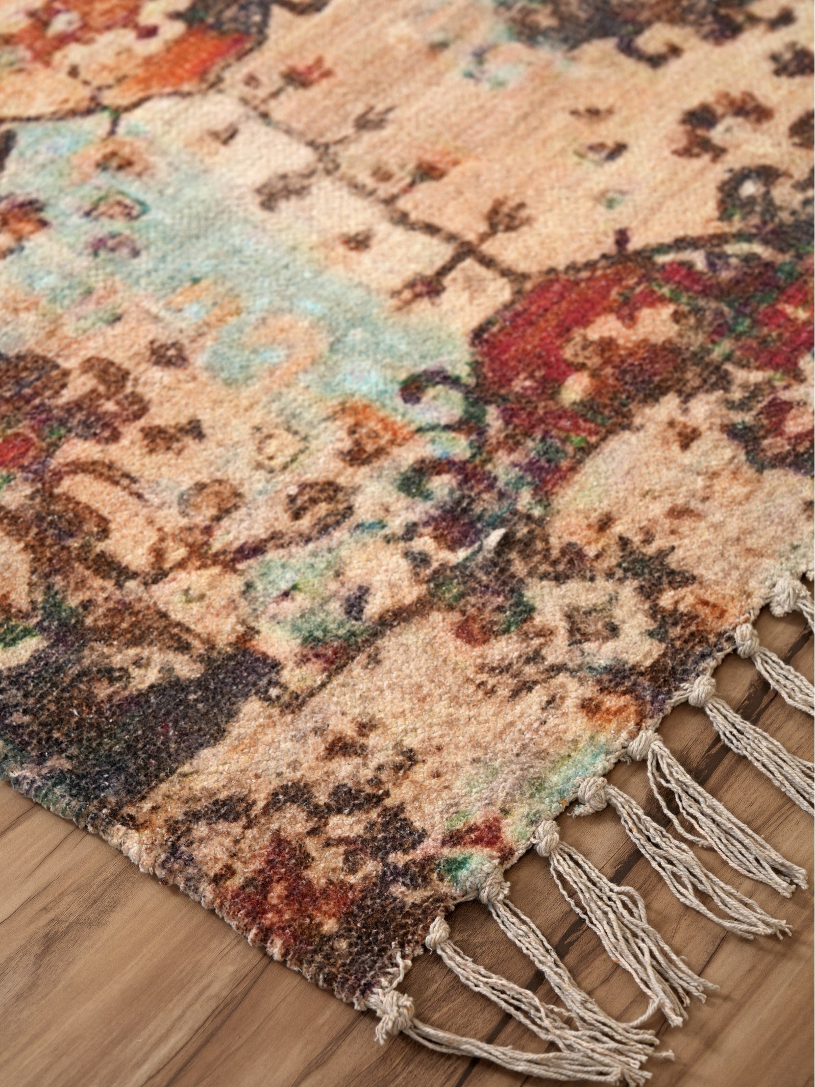 Multicolor MazeChenille Printed Rug - alternate view