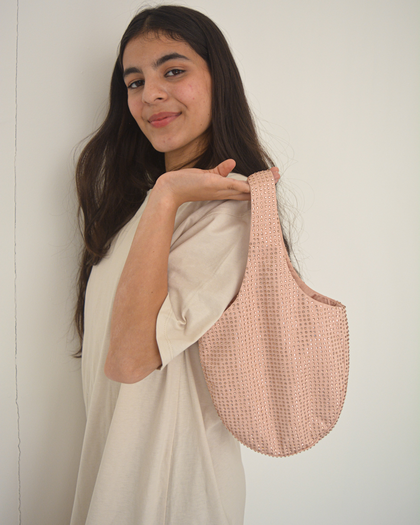 Old Rose Rhinestone Bag thumbnail 3