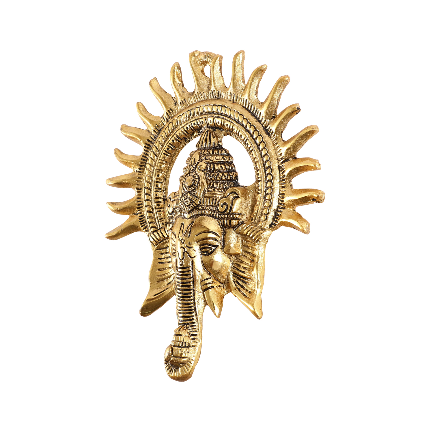 Gold Lord Ganesh Wall Hanging thumbnail 3