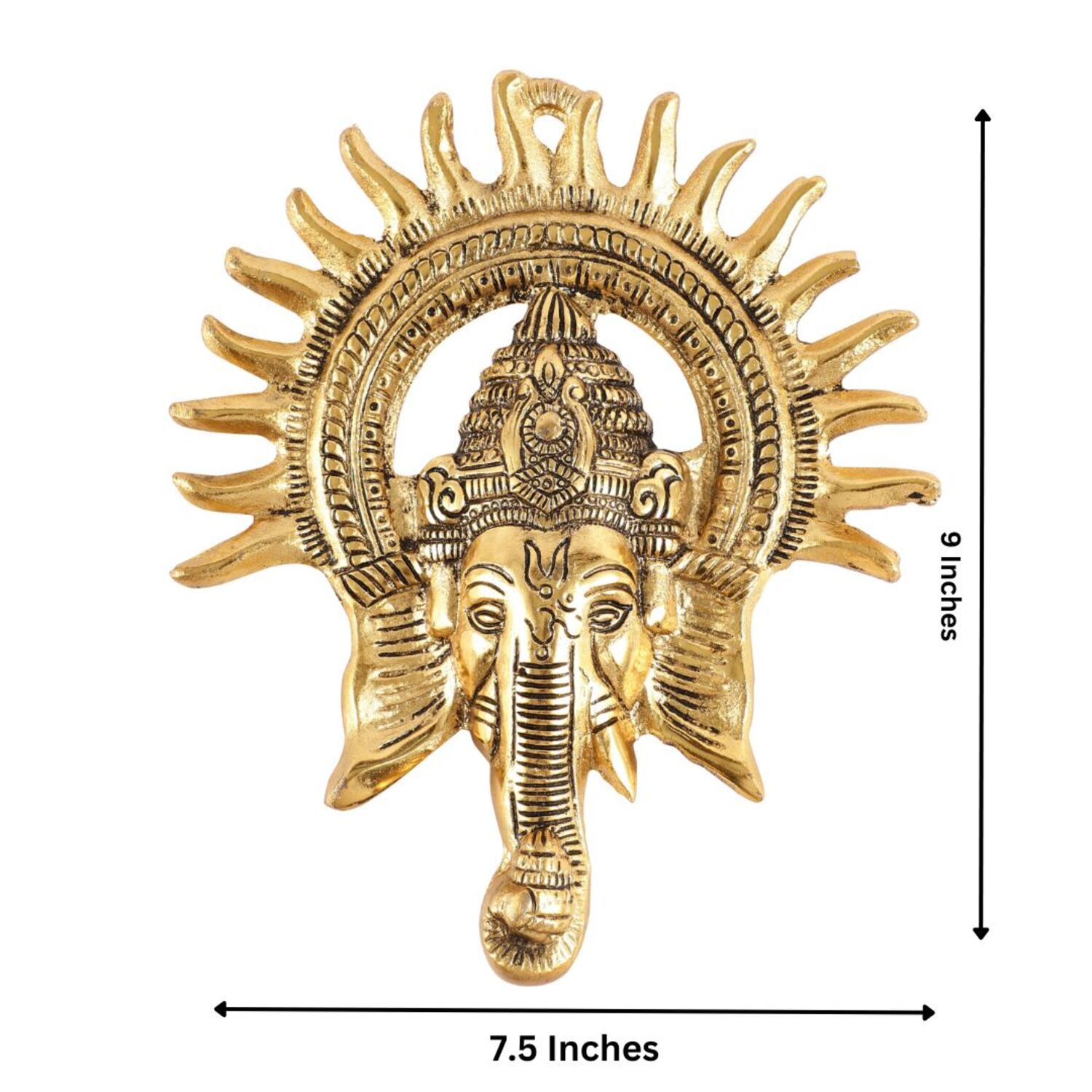 Gold Lord Ganesh Wall Hanging thumbnail 4