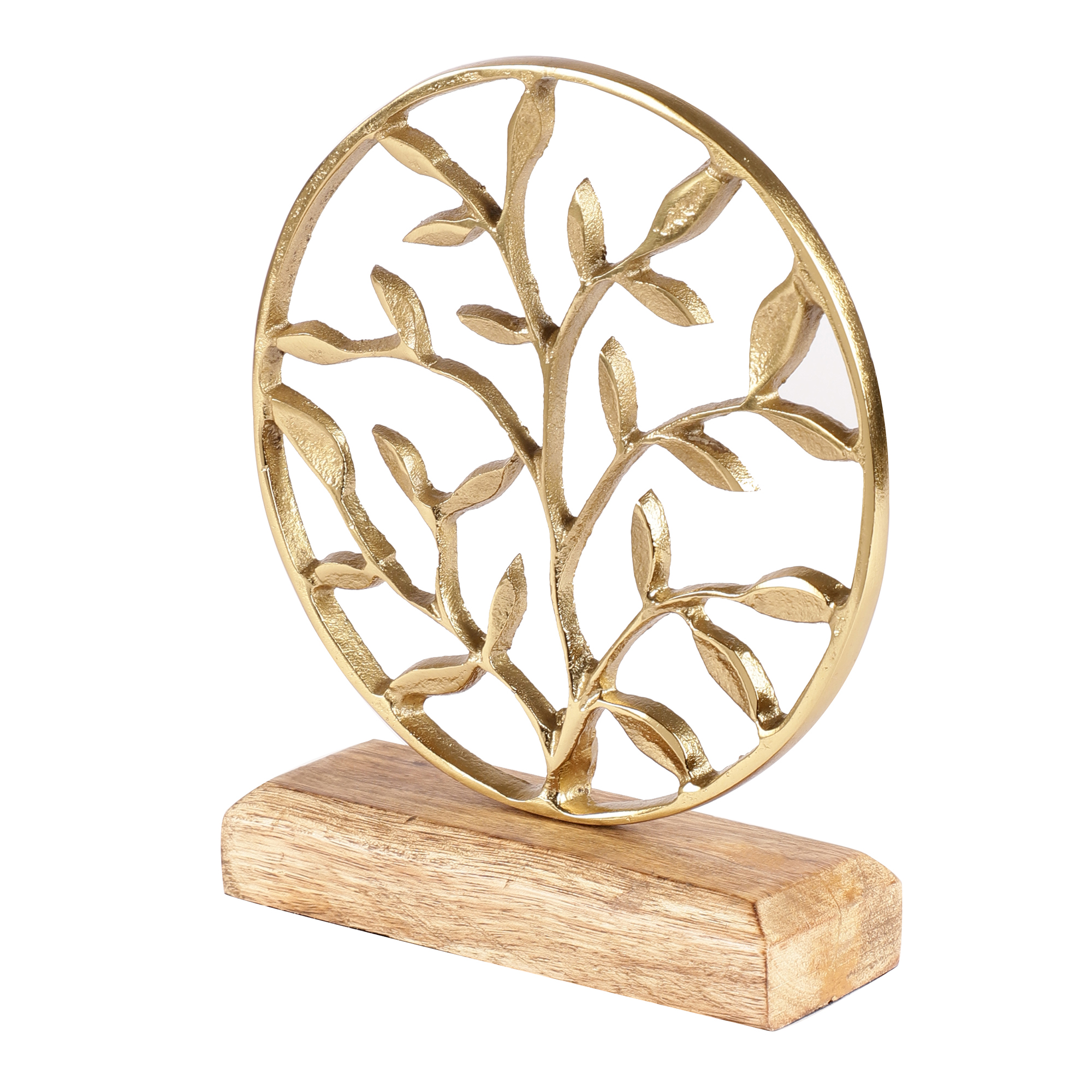 Leaves Decor Showpiece - Gold thumbnail 2