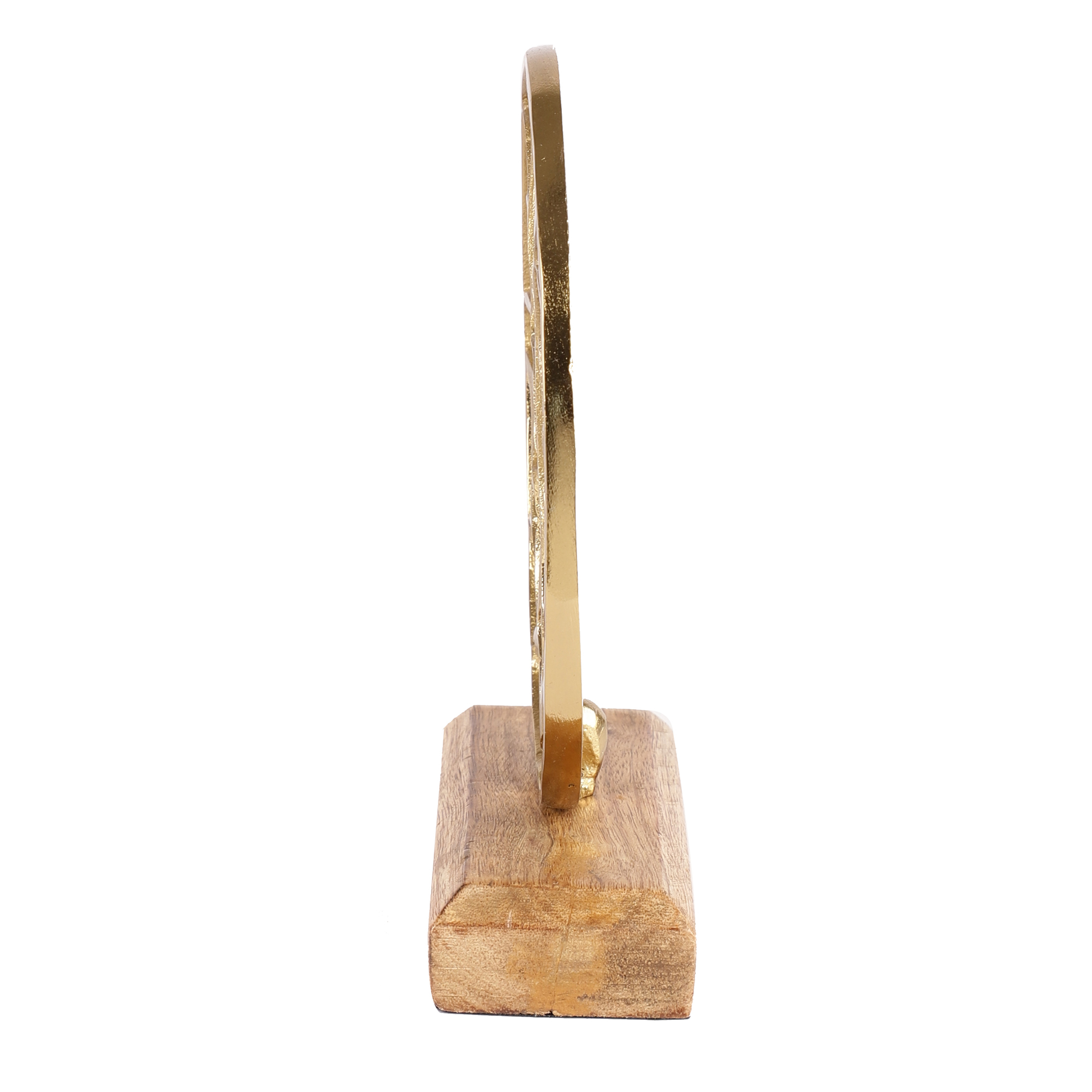 Leaves Decor Showpiece - Gold thumbnail 3