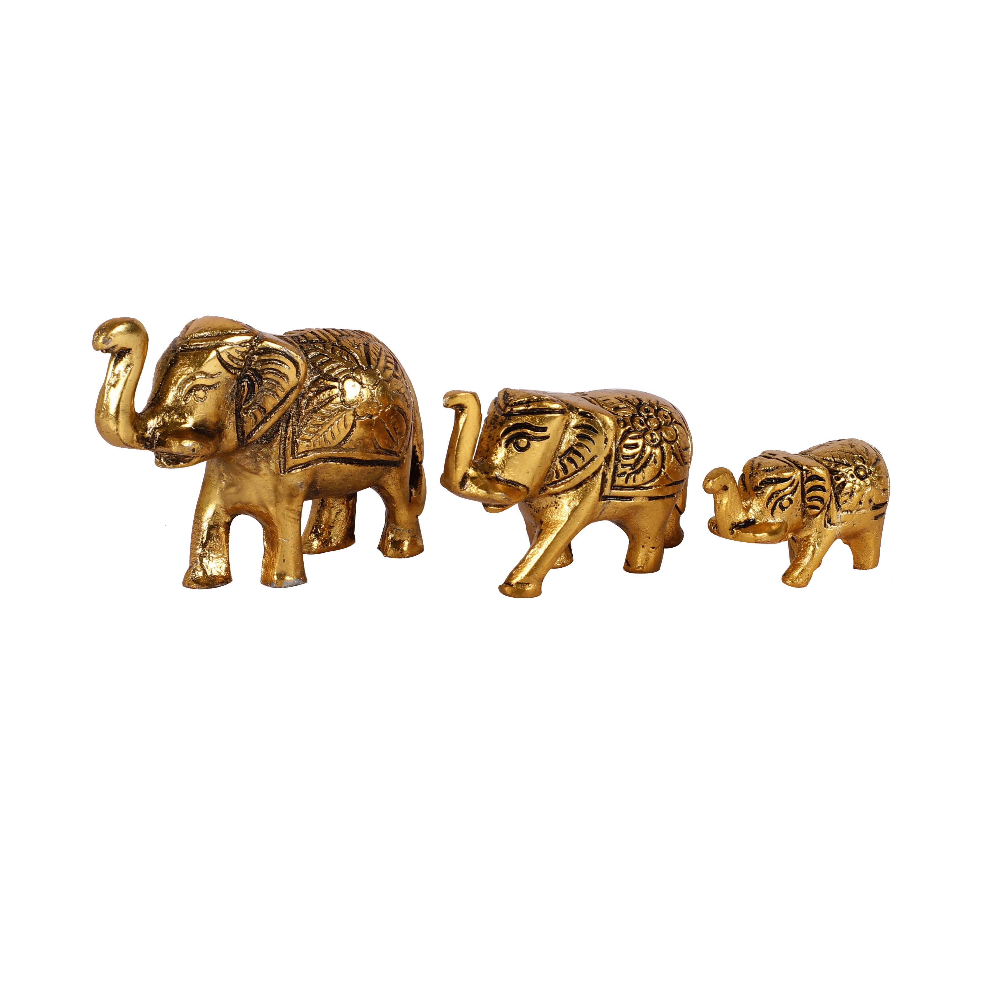 Elephant Family Showpiece | Set Of 3 - alternate view