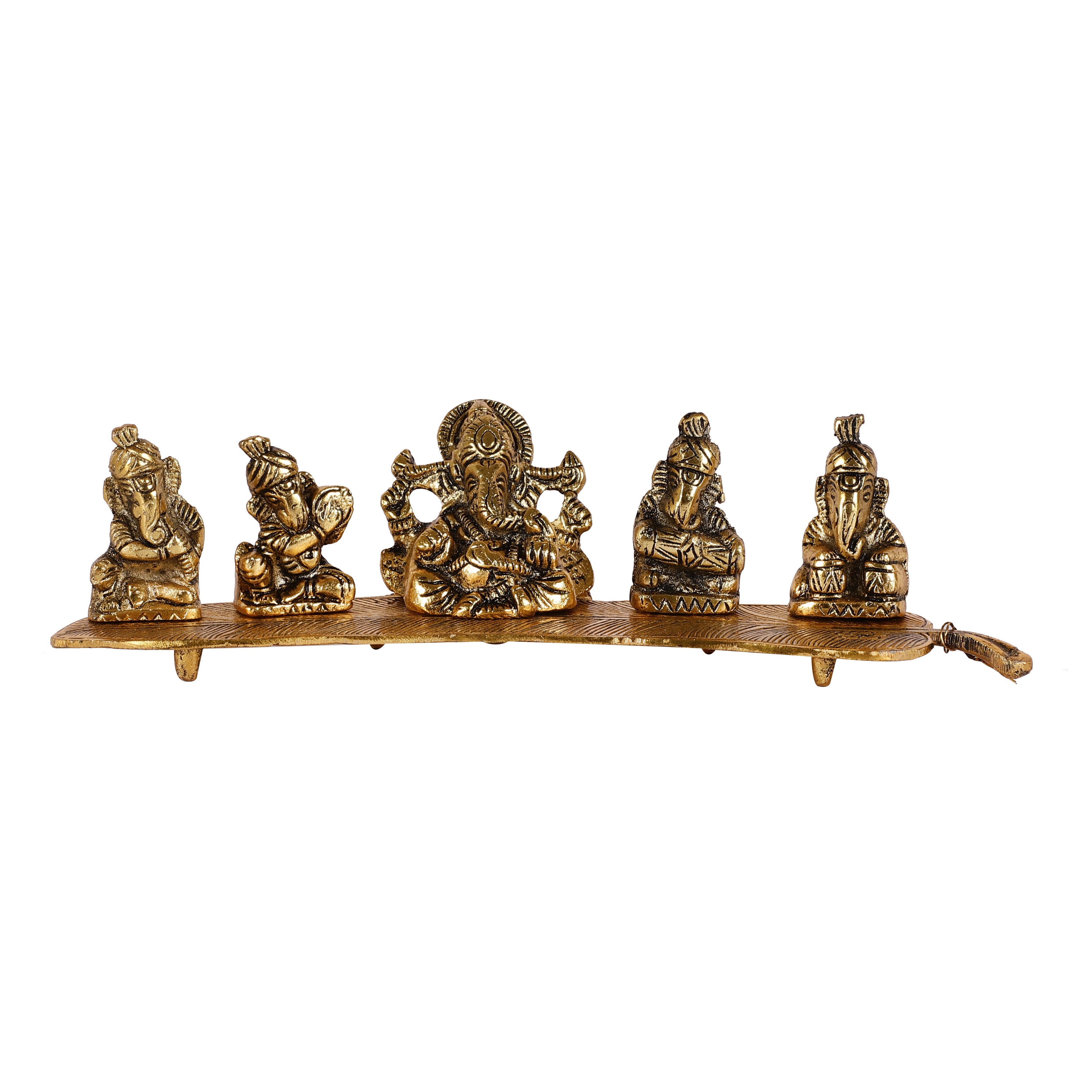 Musical Family Lord Ganesh Idol Statue - alternate view