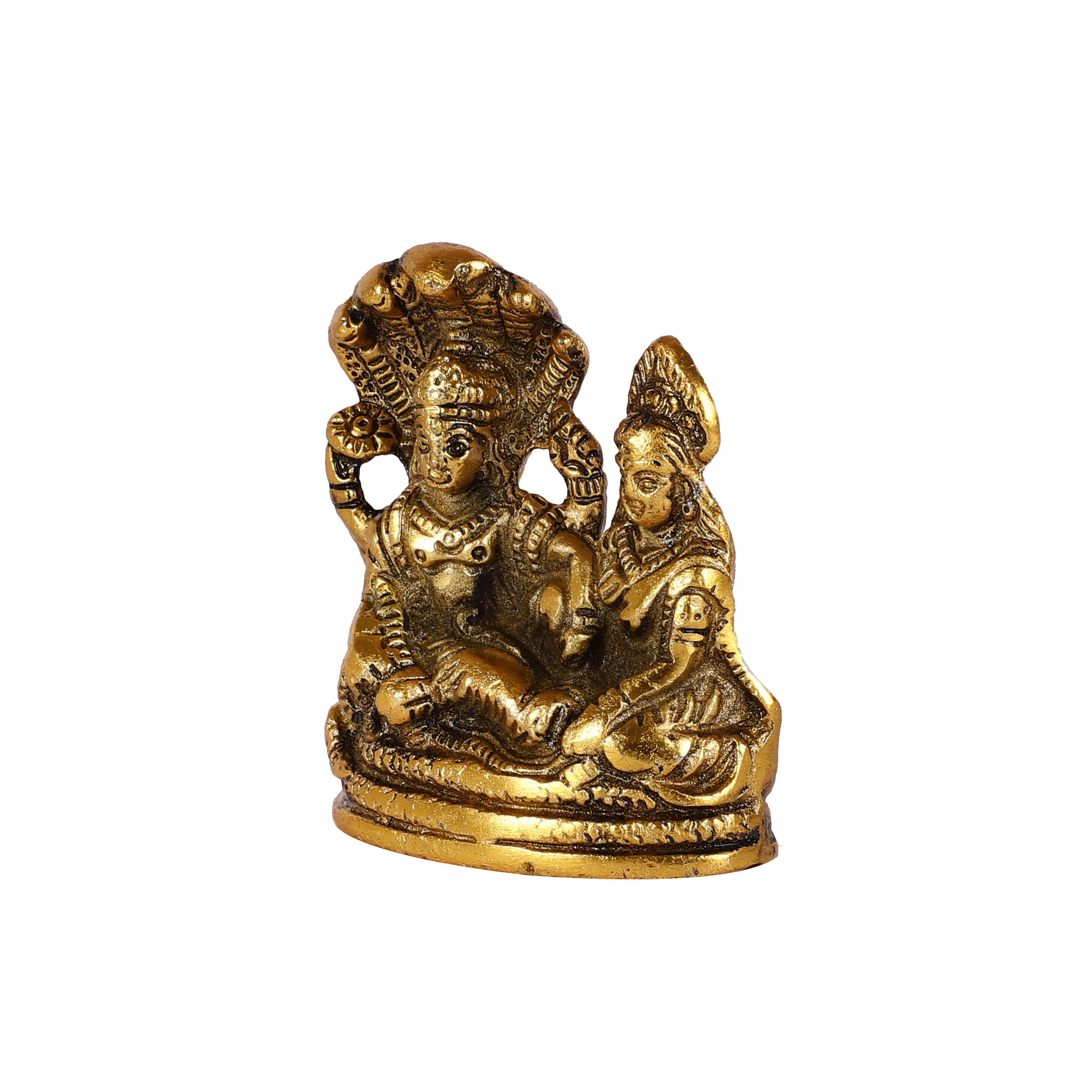 Lord Vishnu Laxmi Idol - alternate view
