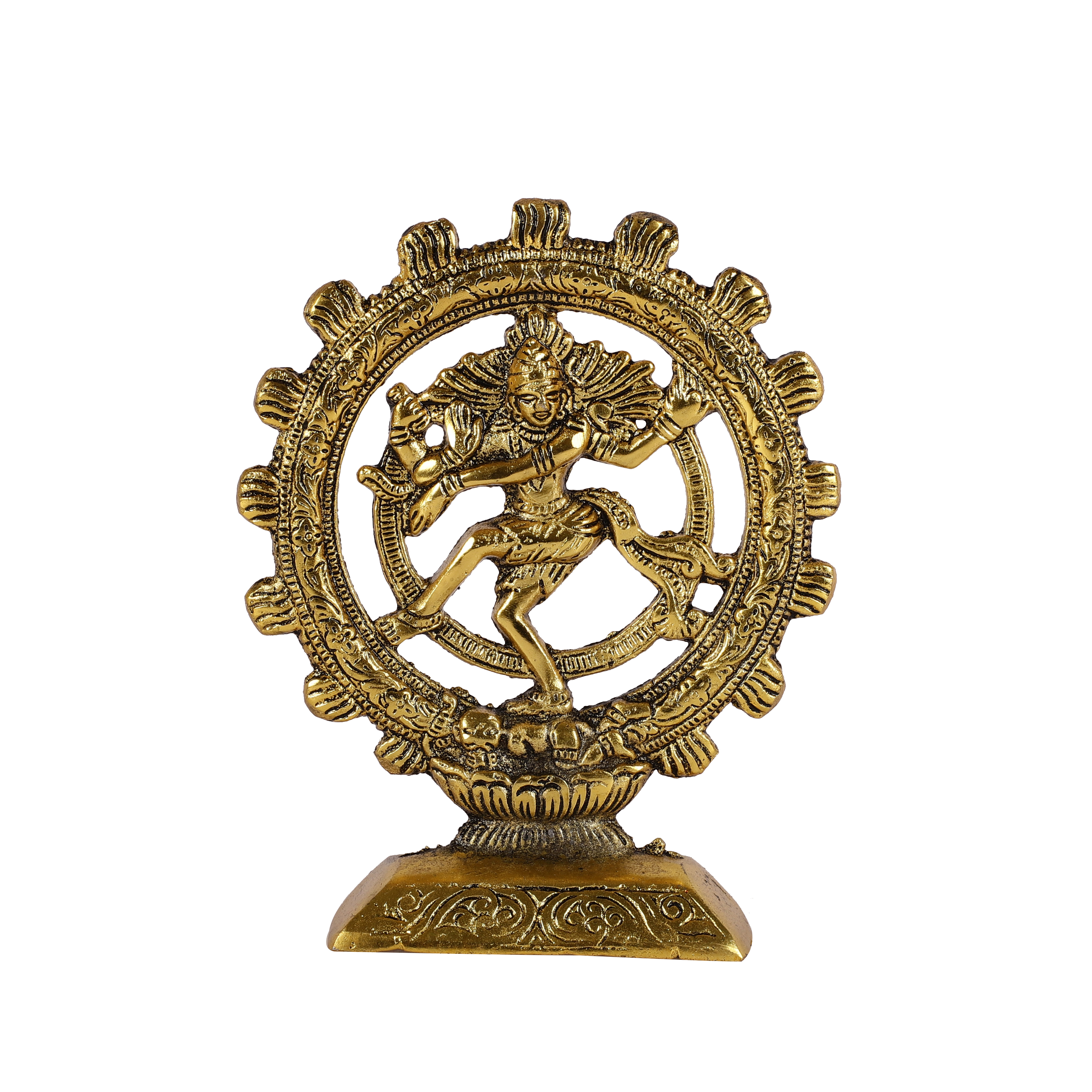 Metal Lord Shiva Dancing Natraj Statue Idol