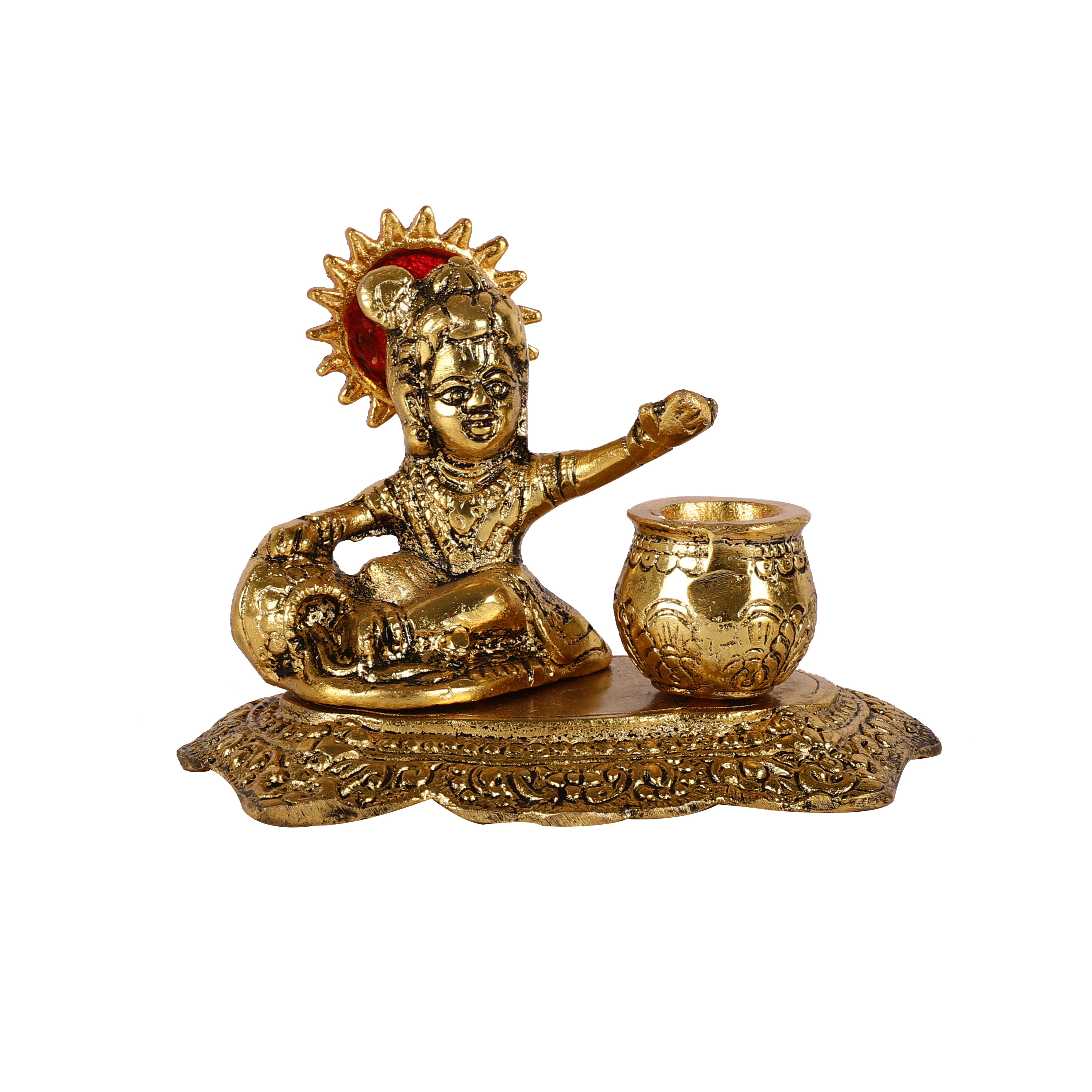 Bal Gopal Thakur Ji Lord Krishna Metal Statue