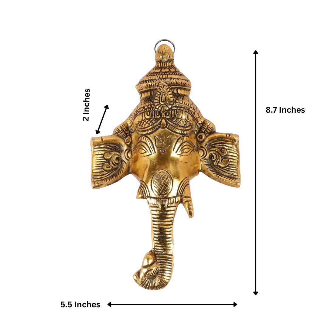 Lord Ganesh Wall Hanging For Home Entrance thumbnail 4