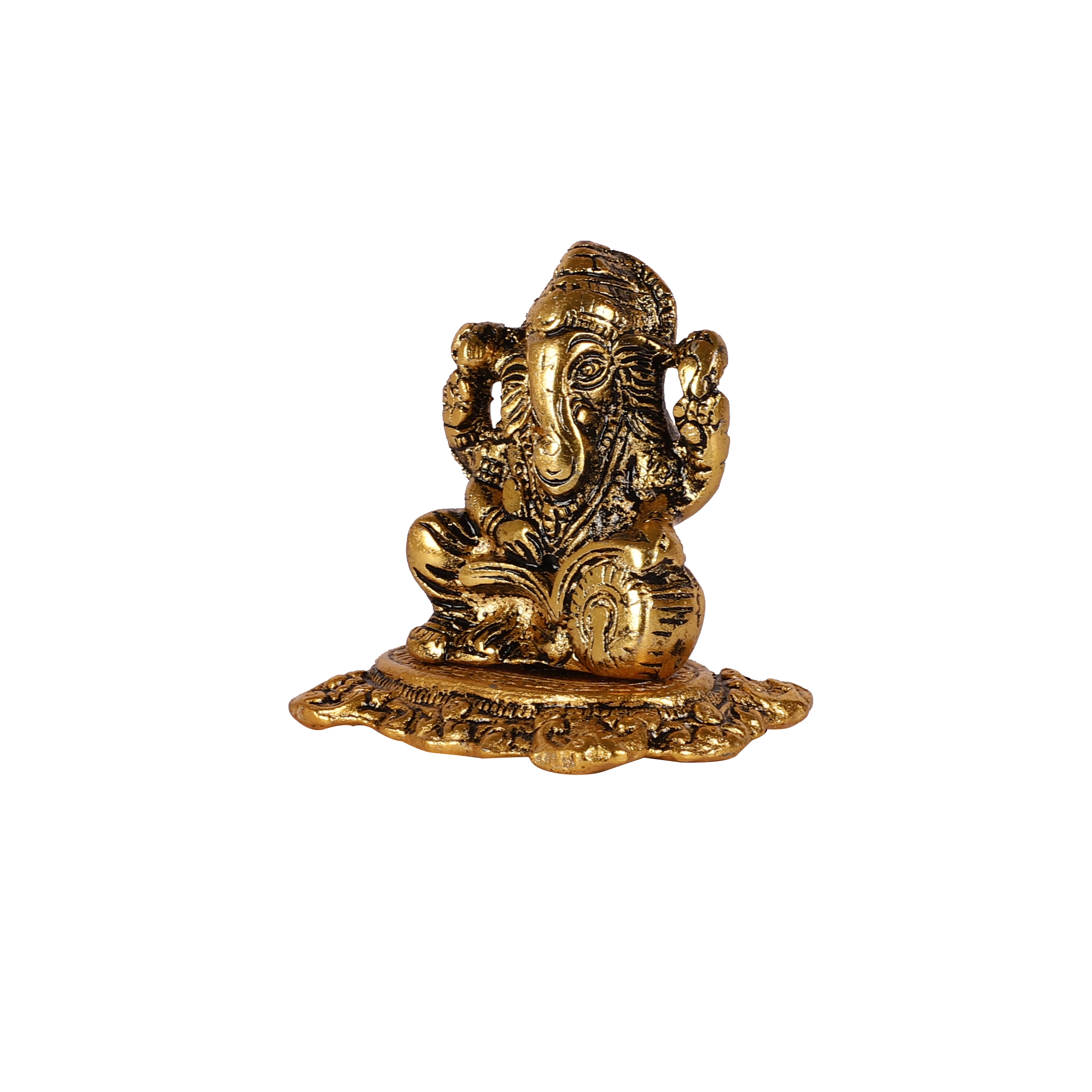 Lord Ganesh Writing Statue - alternate view