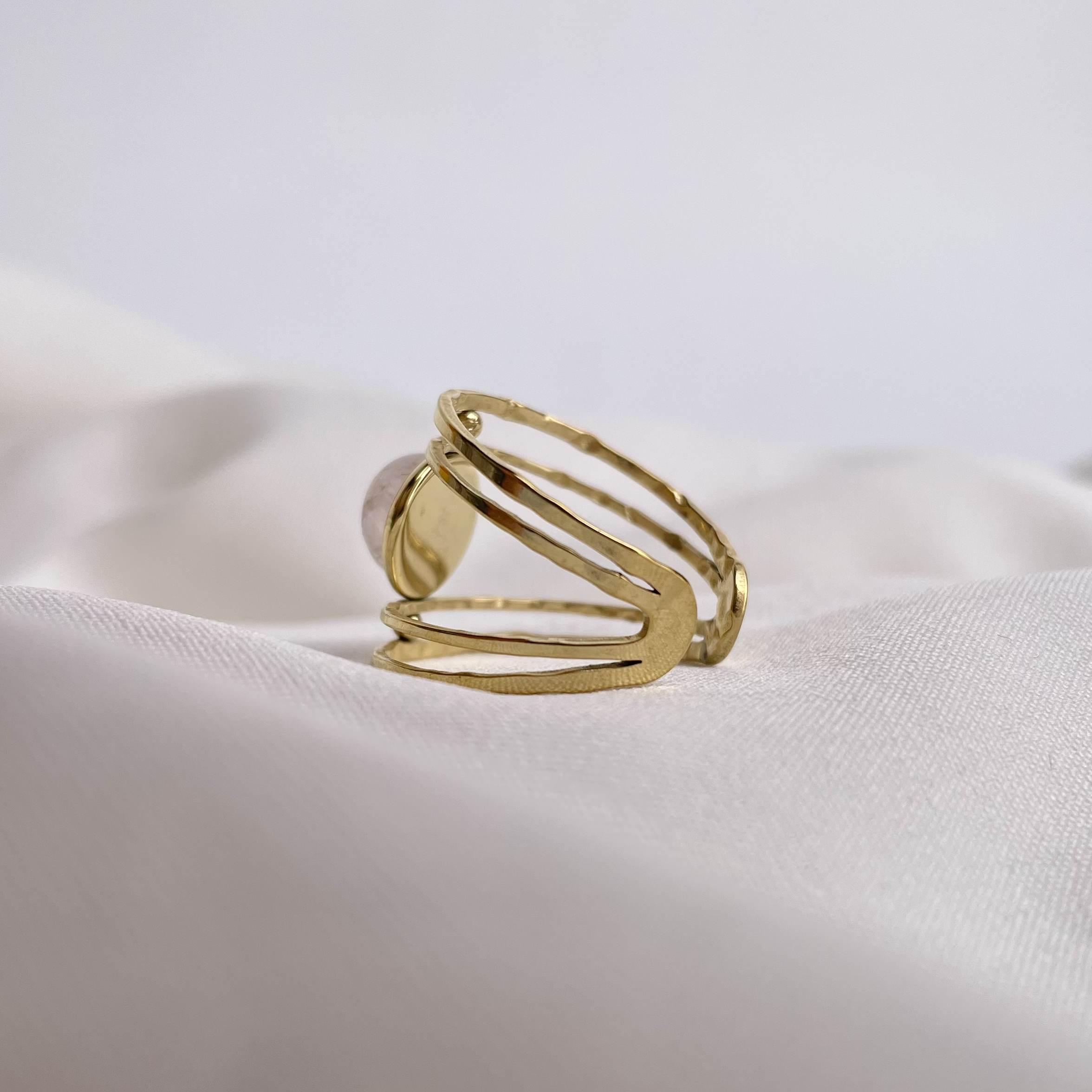 Pink Goddess Ring - alternate view