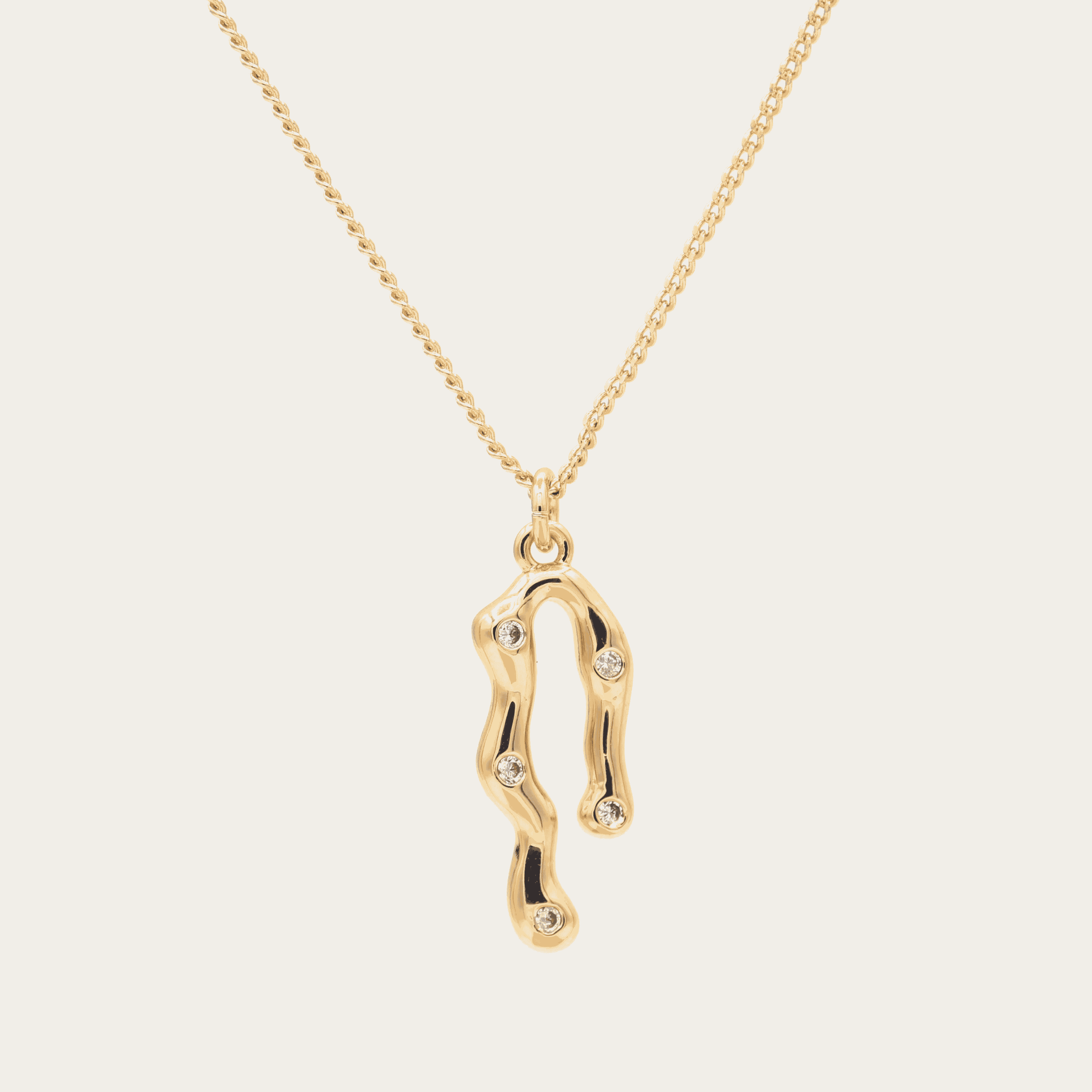 Ripple Radiance Diamond Necklace thumbnail 2