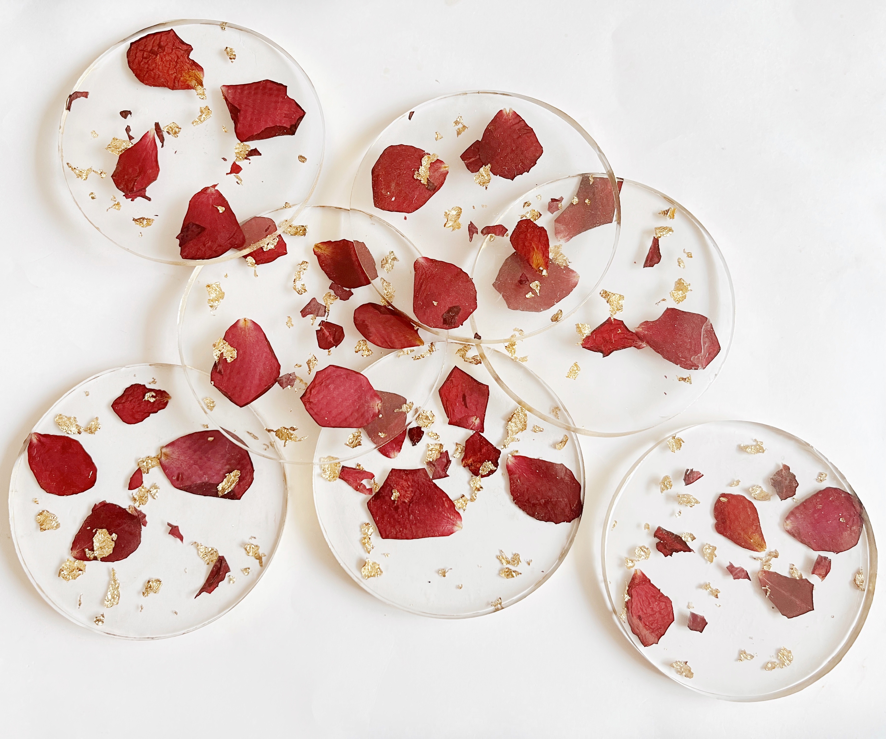 Rose Coasters