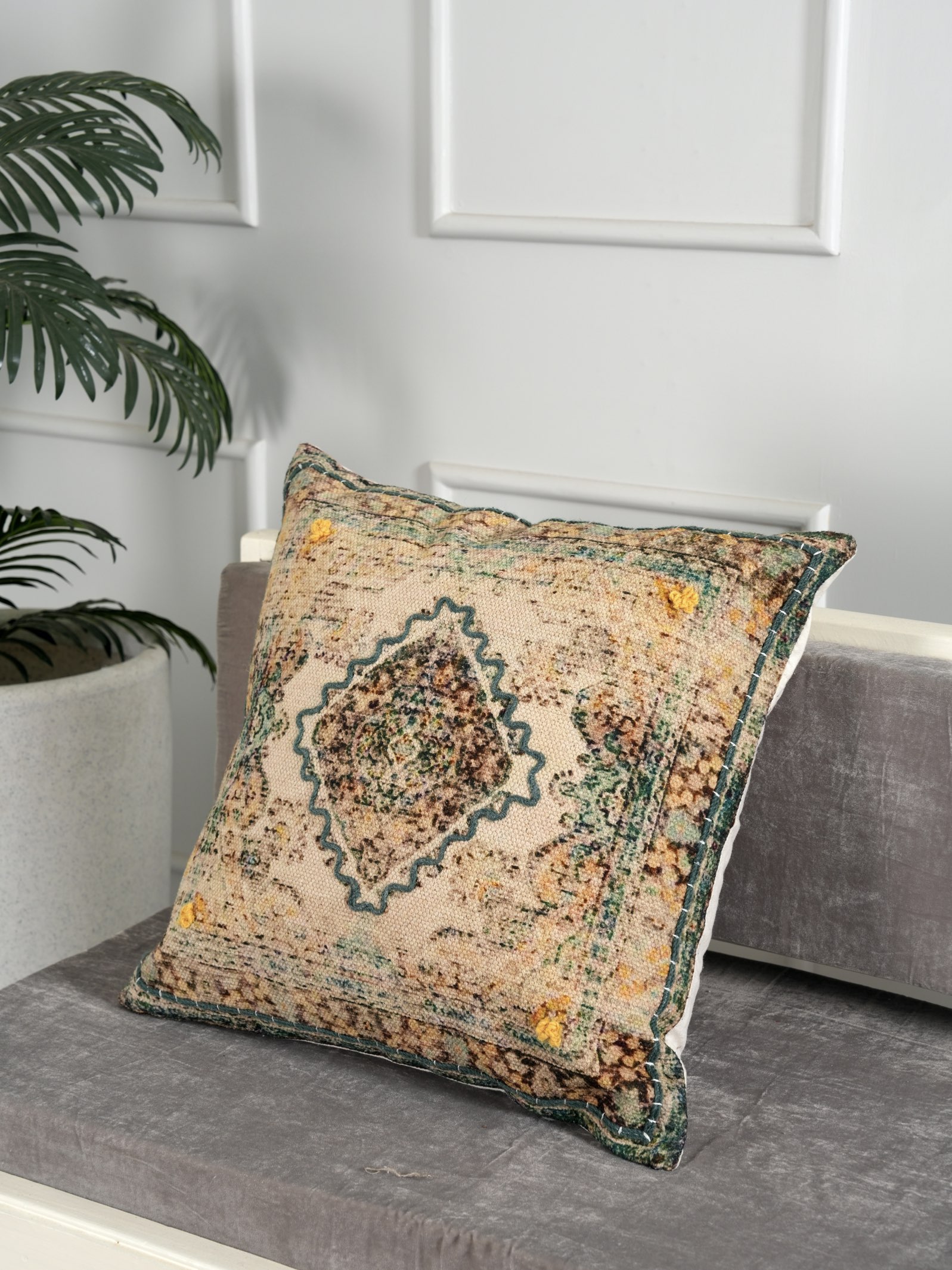 Rosena Embroidered Cushion Cover