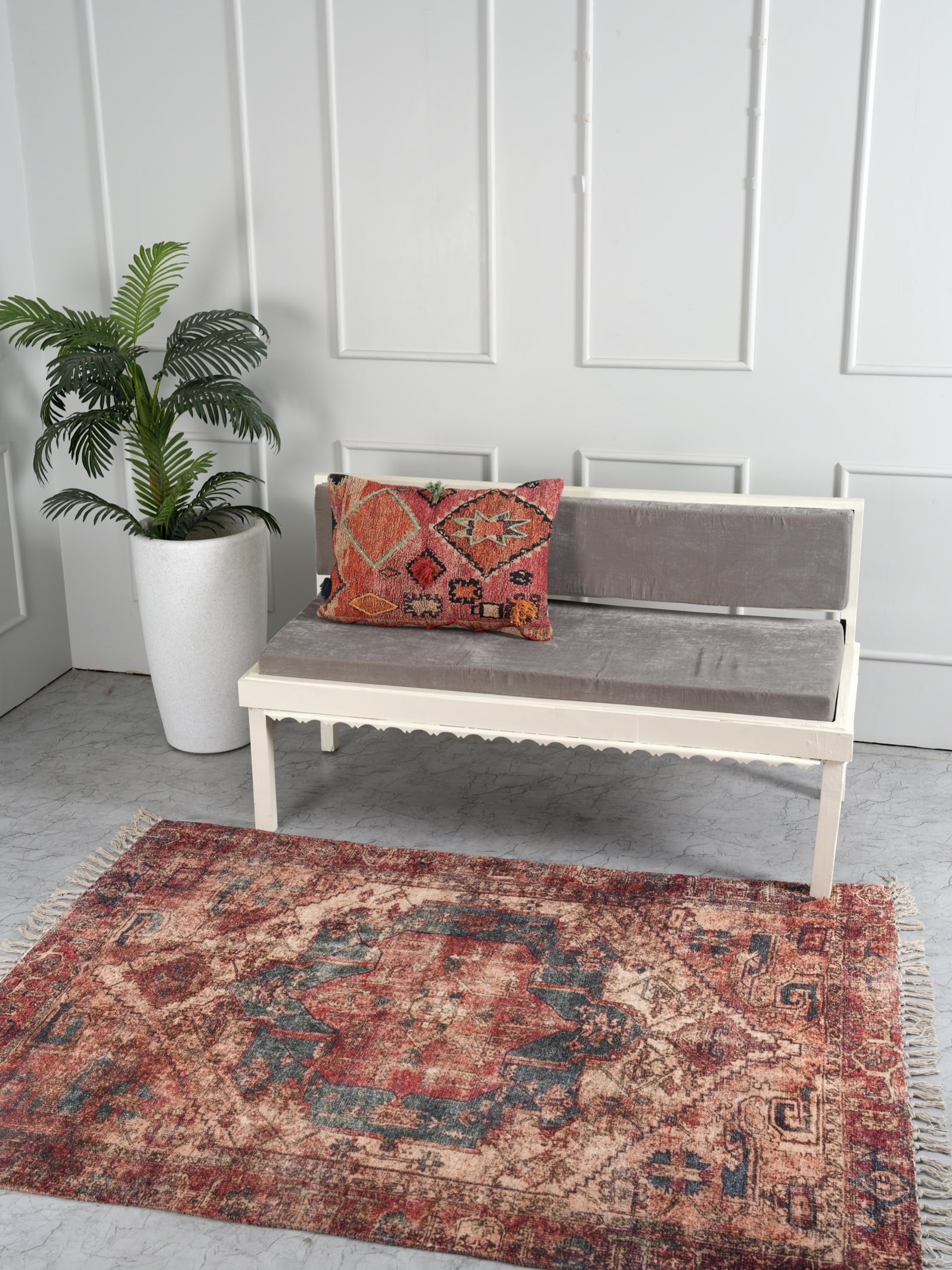 Ruby Rose Printed 
Chenille Rug thumbnail 2