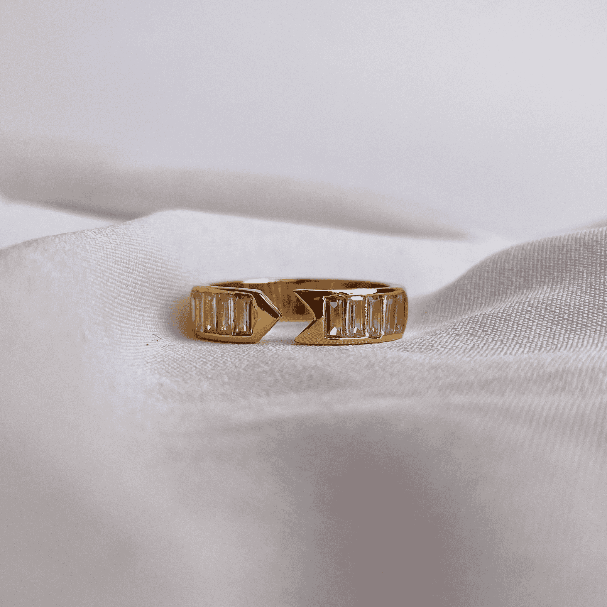Sunrise Sparkle Ring - alternate view