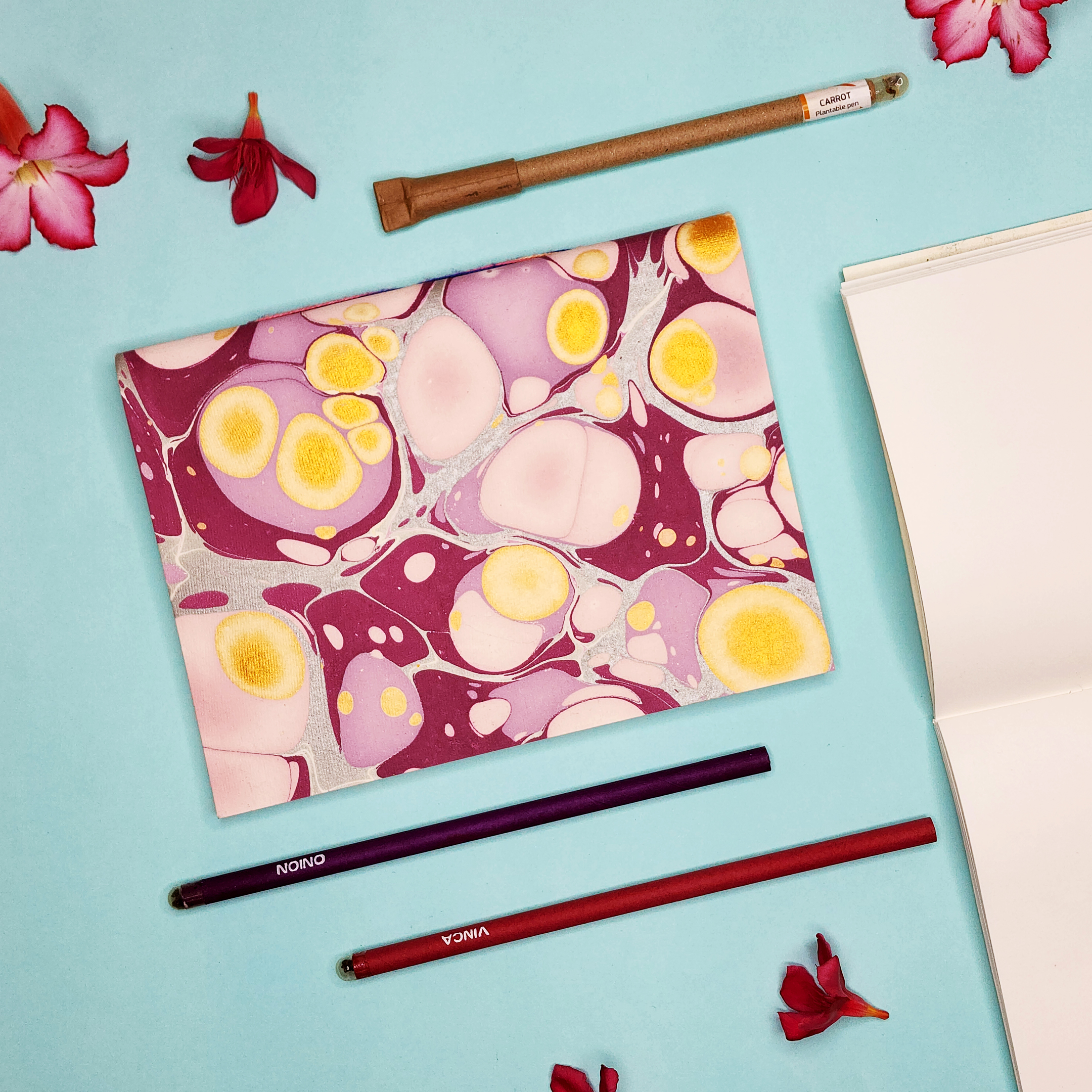 A5 Ebru Softcover Notebook | Pinky Promise