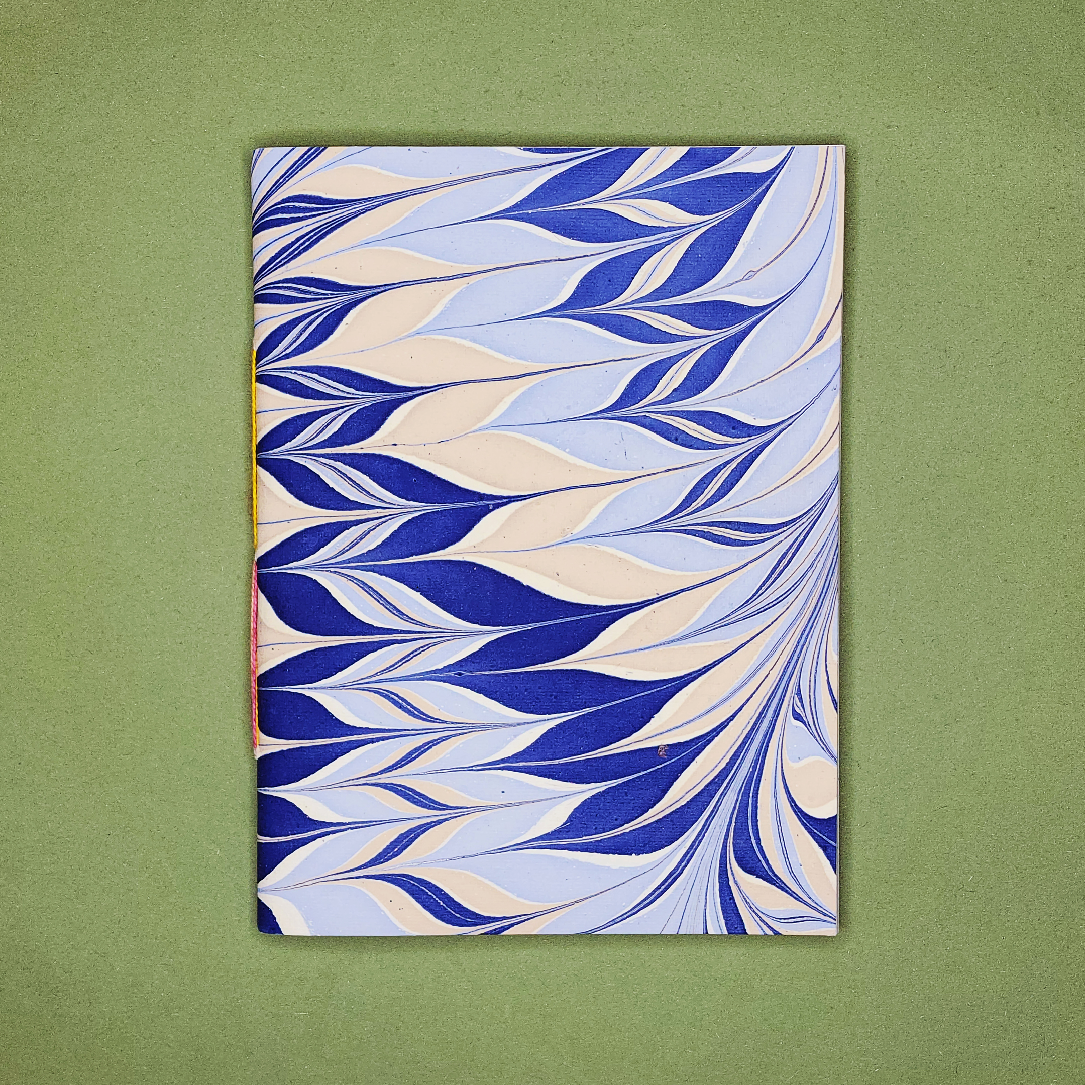 A5 Ebru Softcover Notebook | Rhythms & Blues - alternate view