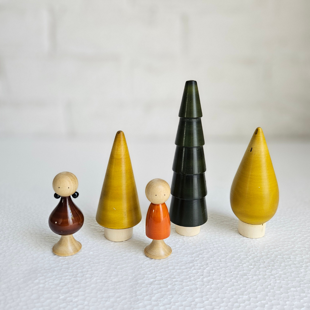 Handcrafted Wooden Tree Tribe - alternate view