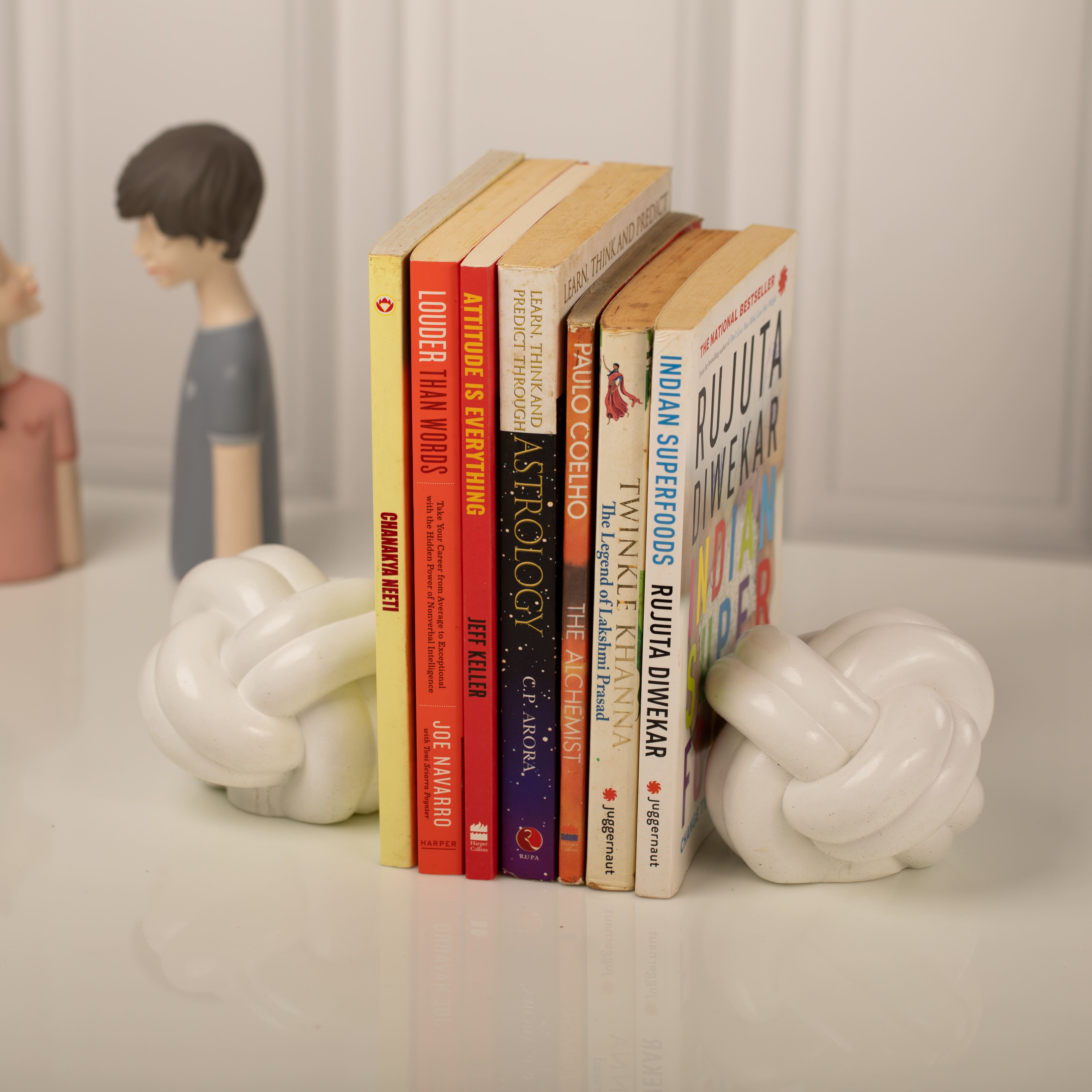 Knot Bookends | Book Supports & Paperweight | Set of 2