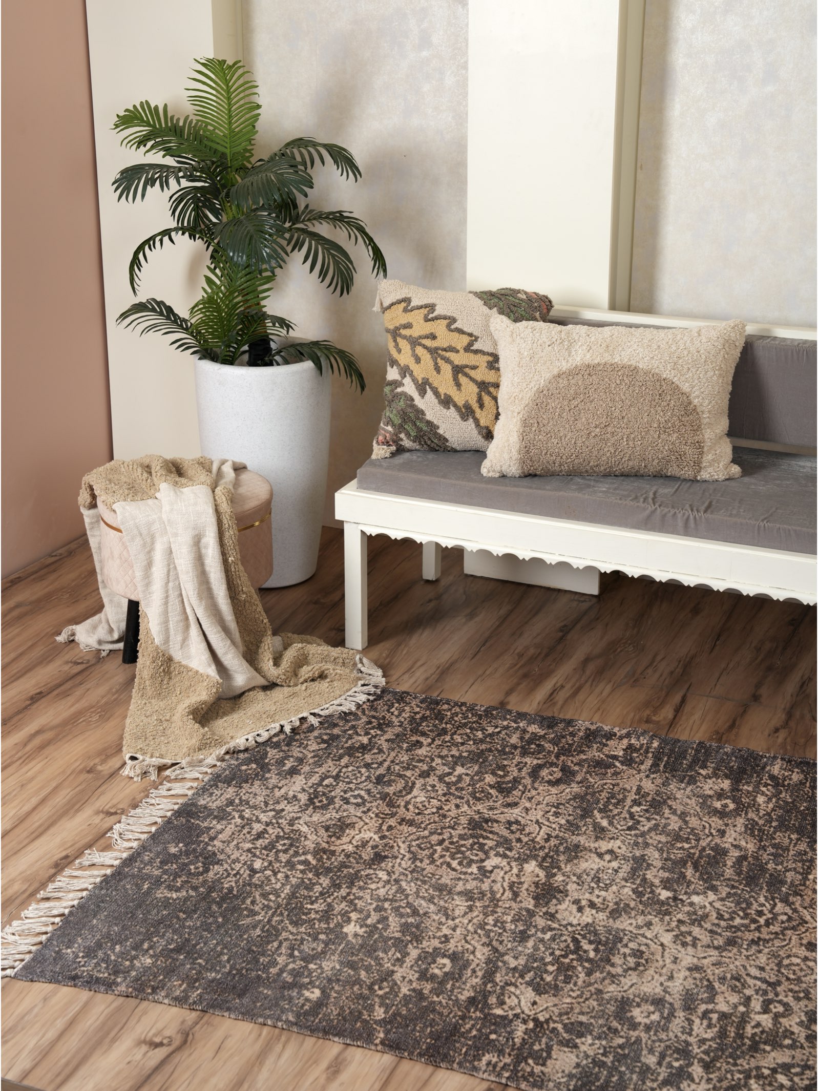 Vintage Vista Printed Chenille Rug thumbnail 1