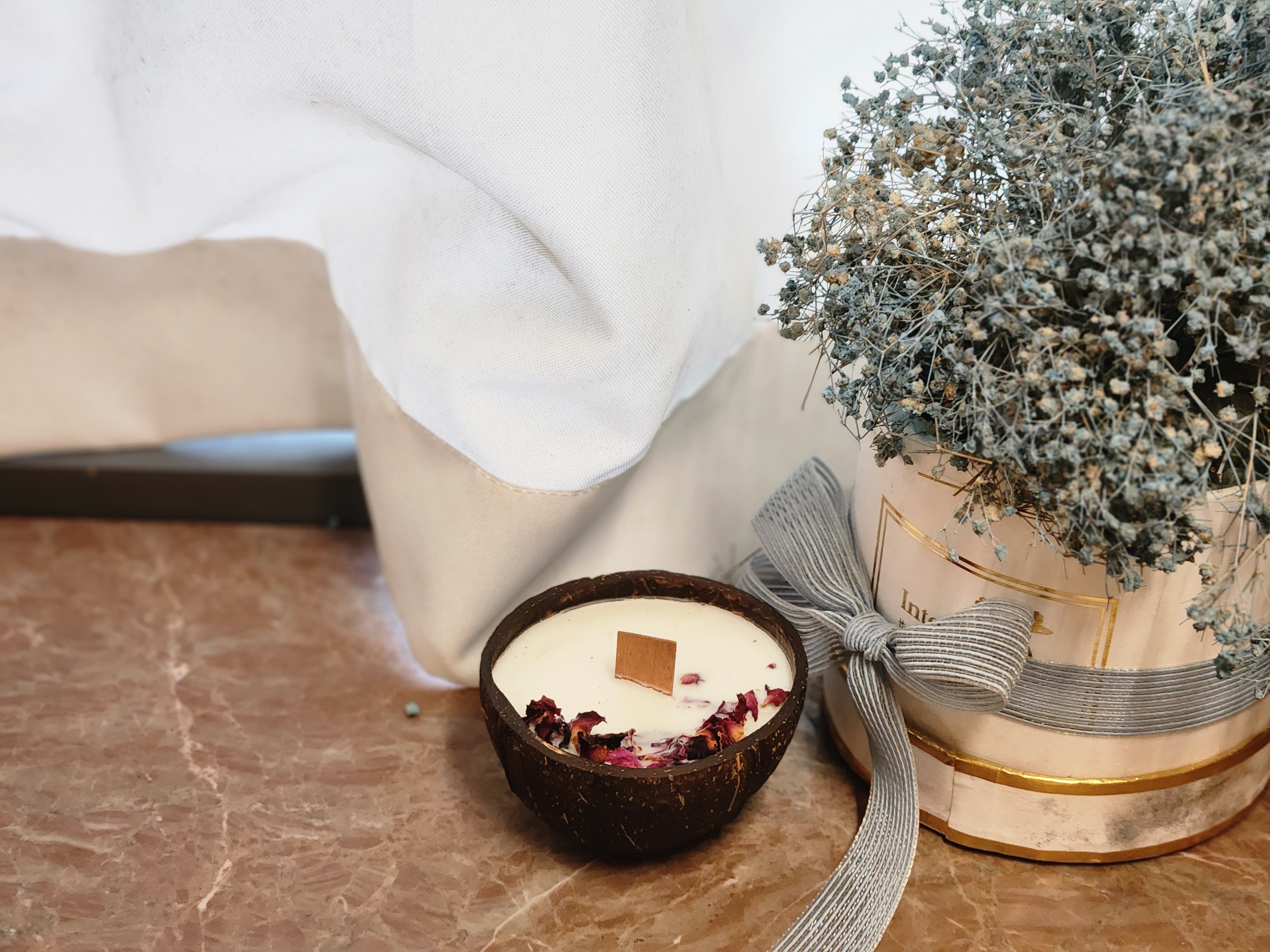 Rose in a Shell Candle | Wild Rose Romance | Burn Time 30 Hrs thumbnail 2