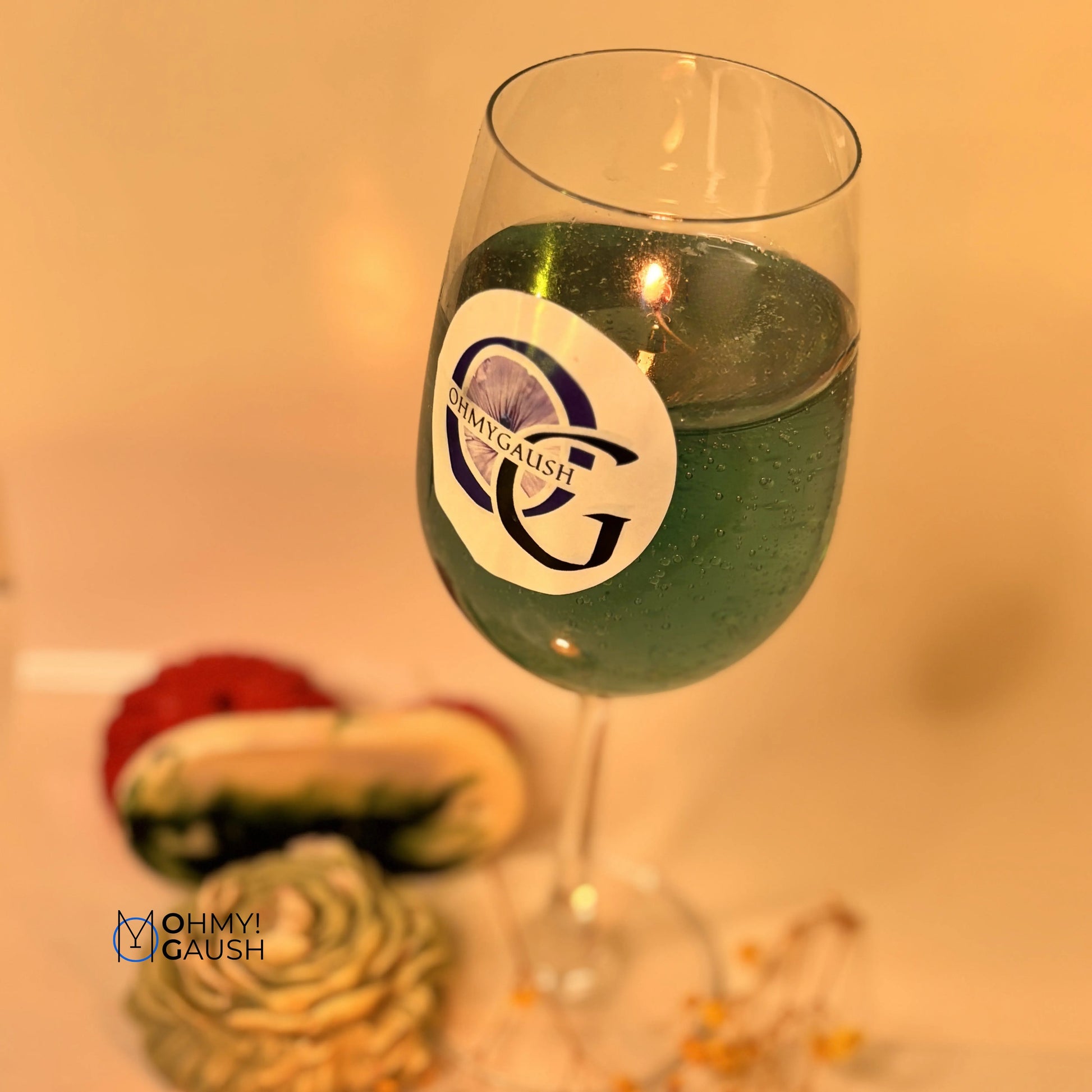 Wine Candle | Burn Time- 70+ Hrs | Fusion of Lavender, Rose, Pineapple Mango thumbnail 4