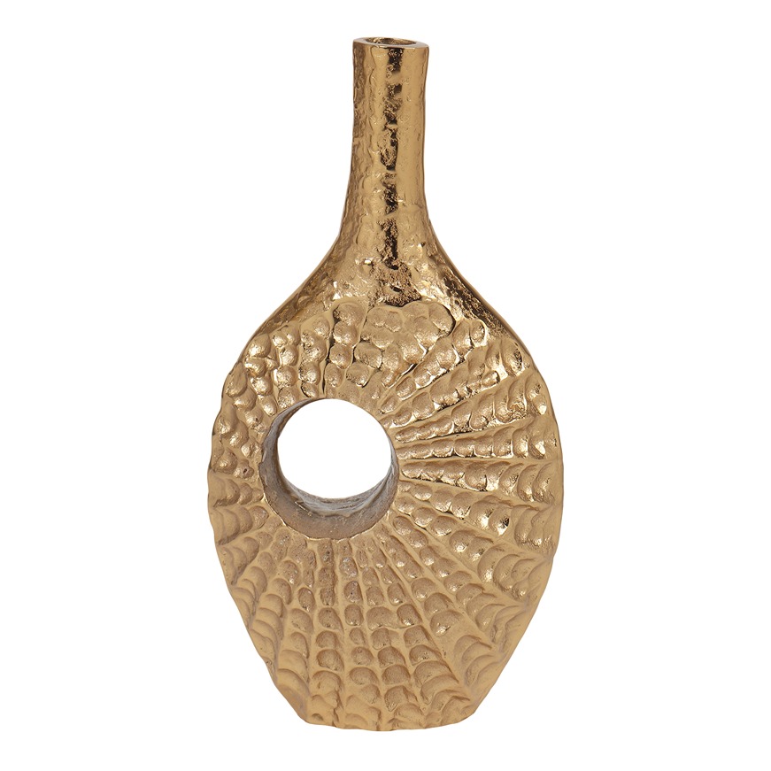 Seashell Serenity Vase - Large Gold thumbnail 3