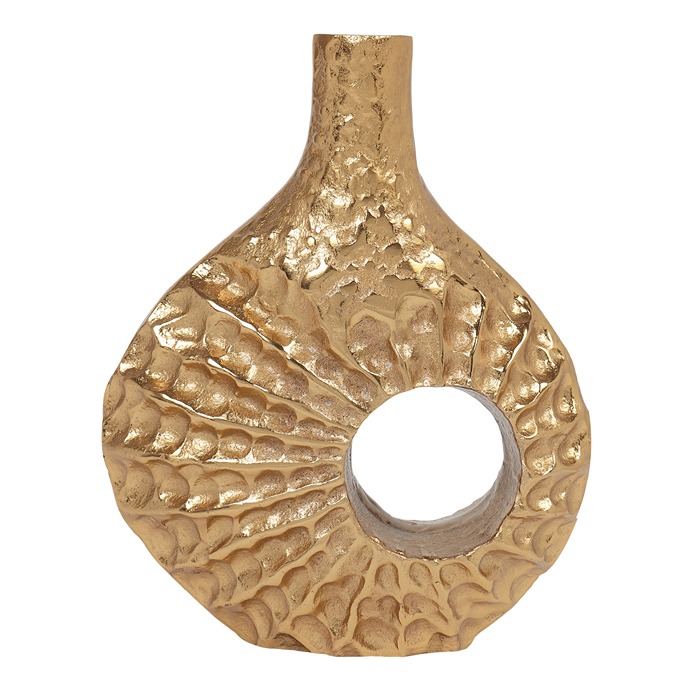 Seashell Serenity Vase - Standard Size Gold - alternate view