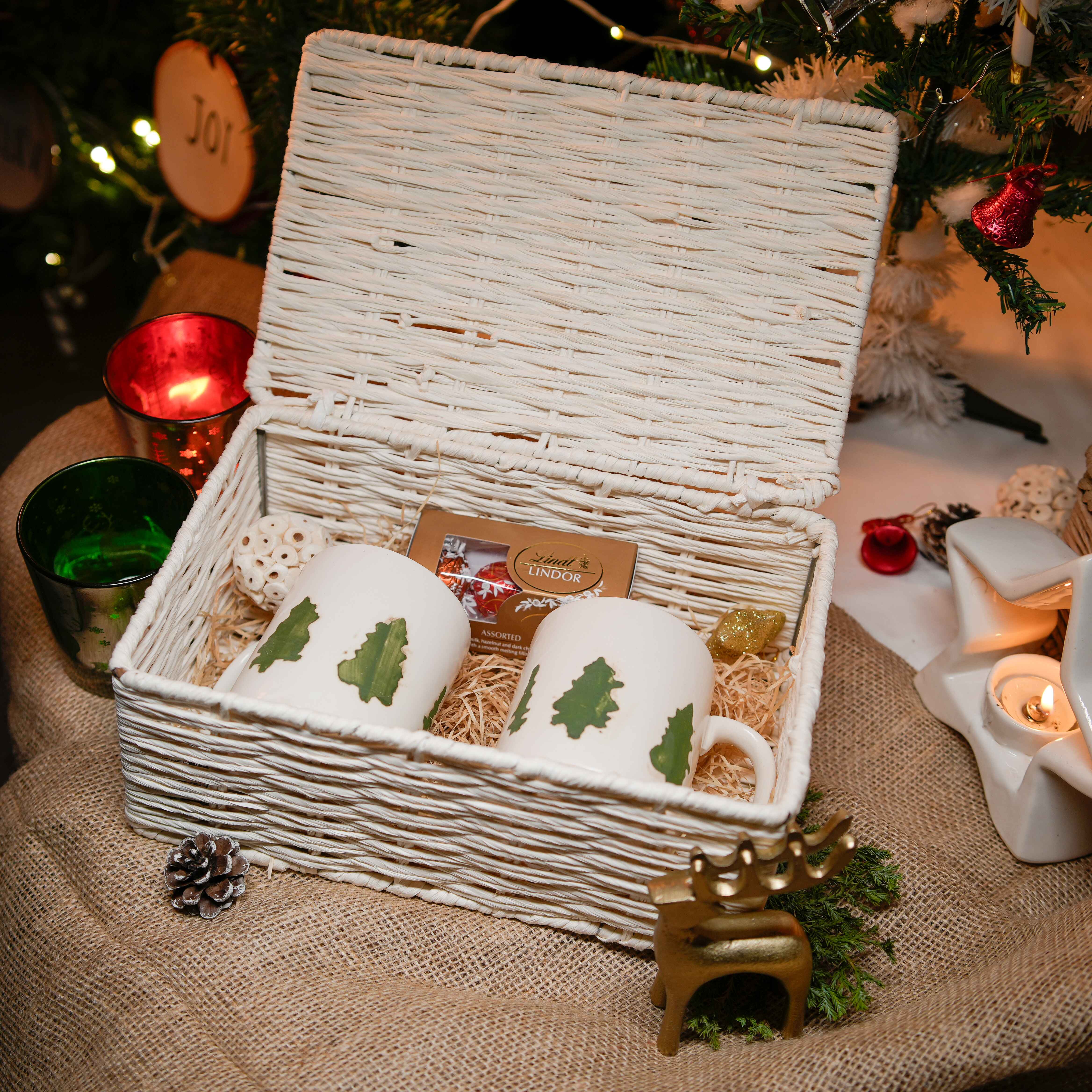 Christmas Mug Gift Box | Set of Two Mugs- 350ML