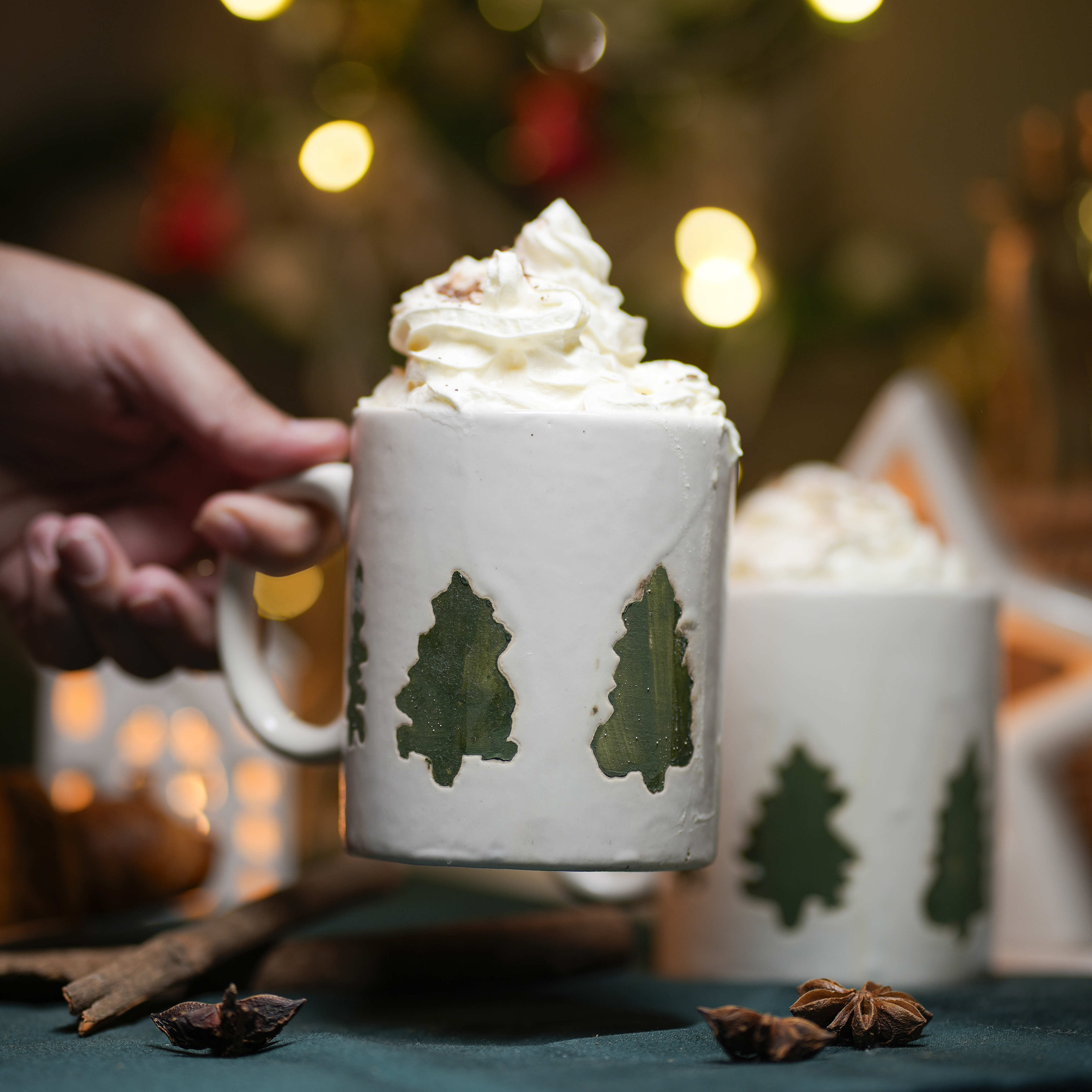 Snowy Christmas Tree Mug | 350 ML - alternate view