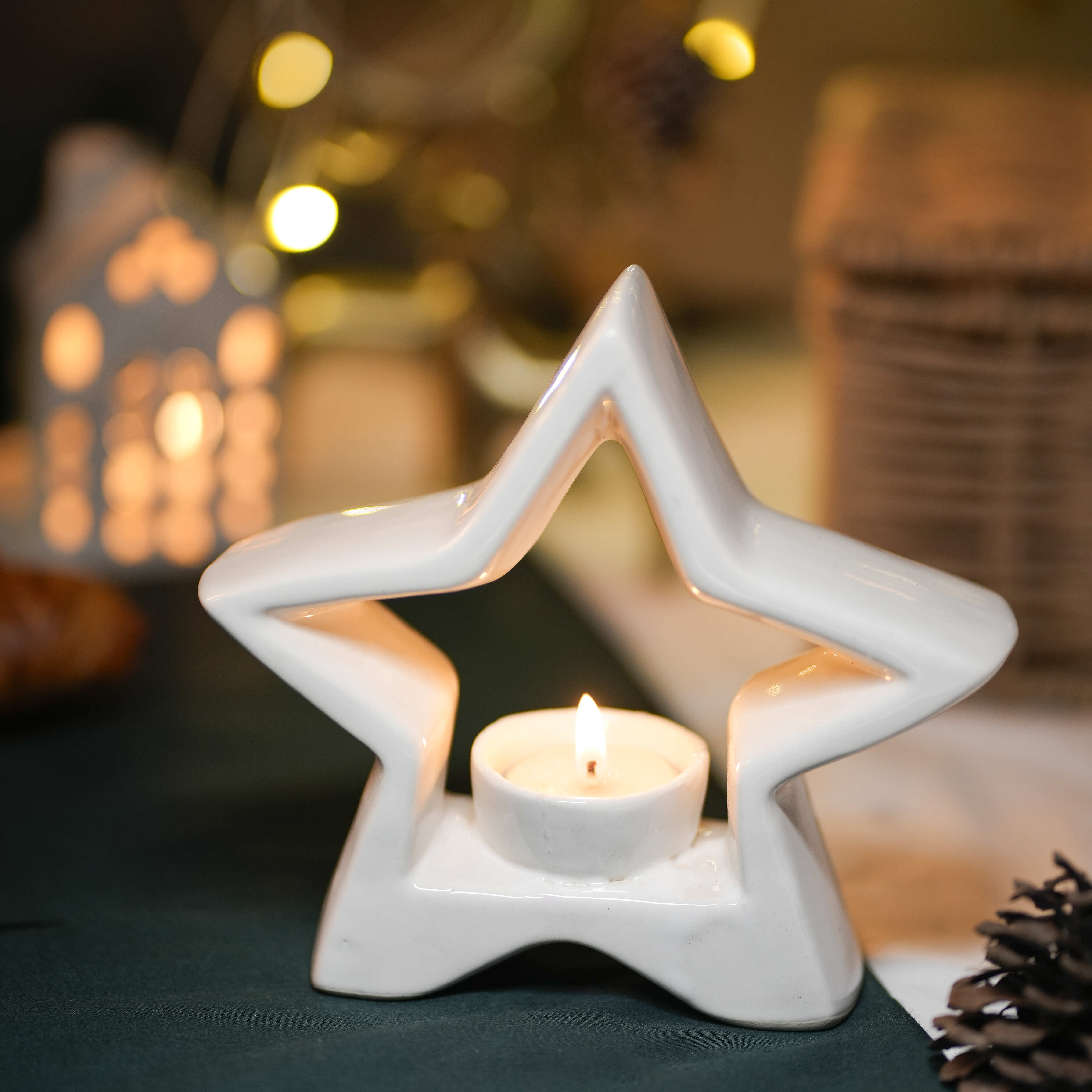 Star-Shaped Tea Light Holder