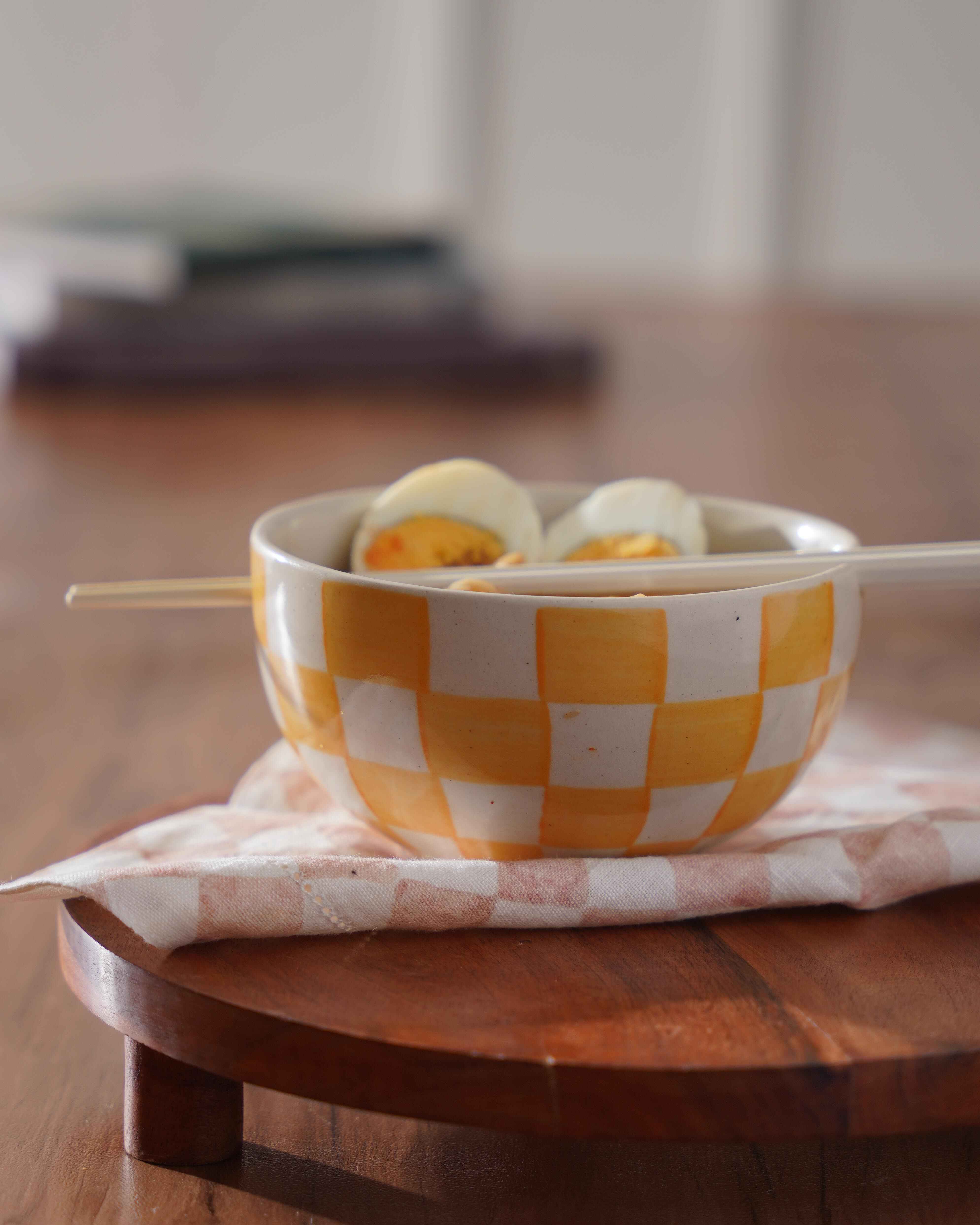 Ela- Ramen/Noodle Bowl with chopstick holder | 300 ml thumbnail 4