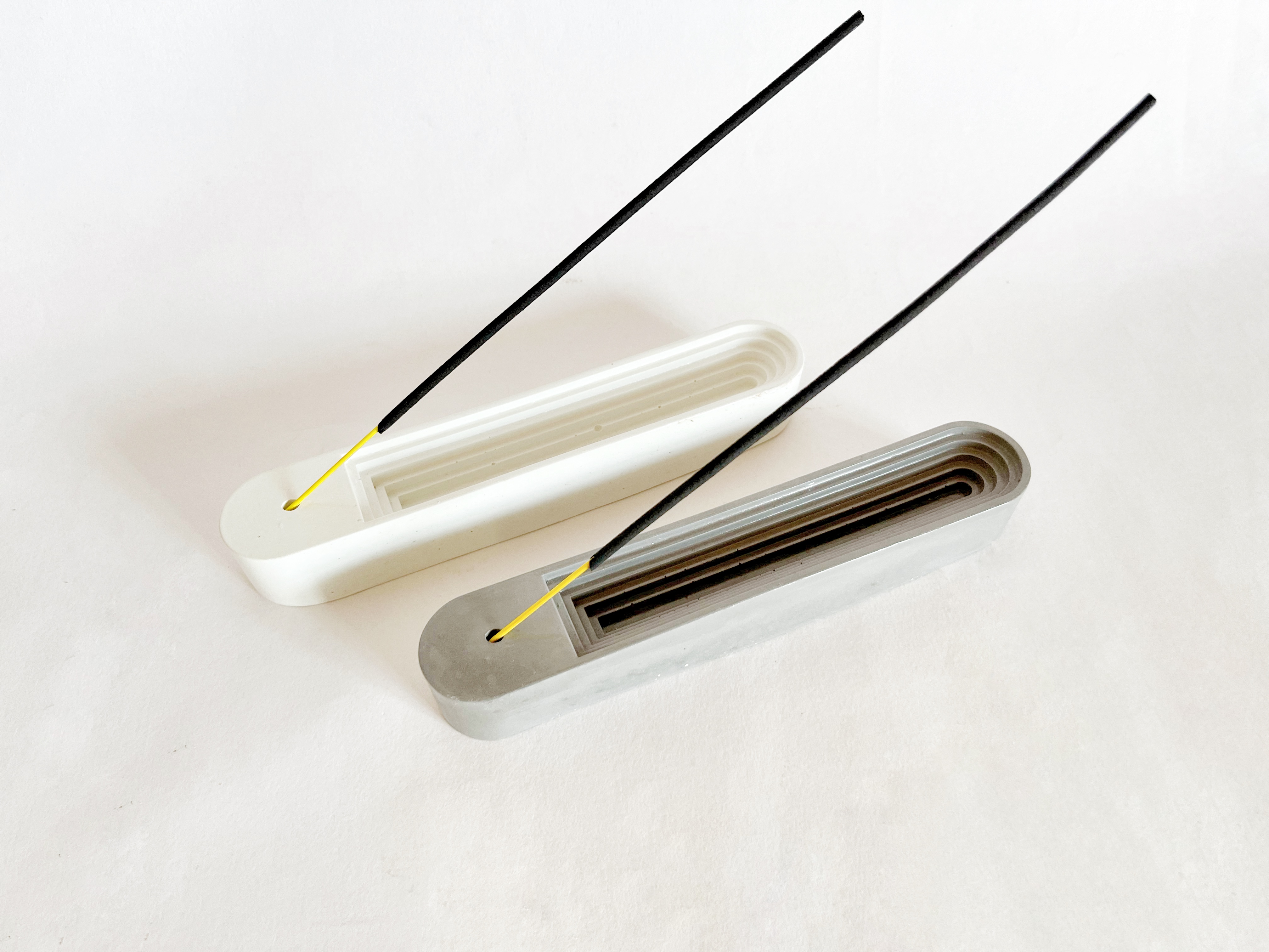Concrete Incense Holder | Unique Concept Home Decor - alternate view