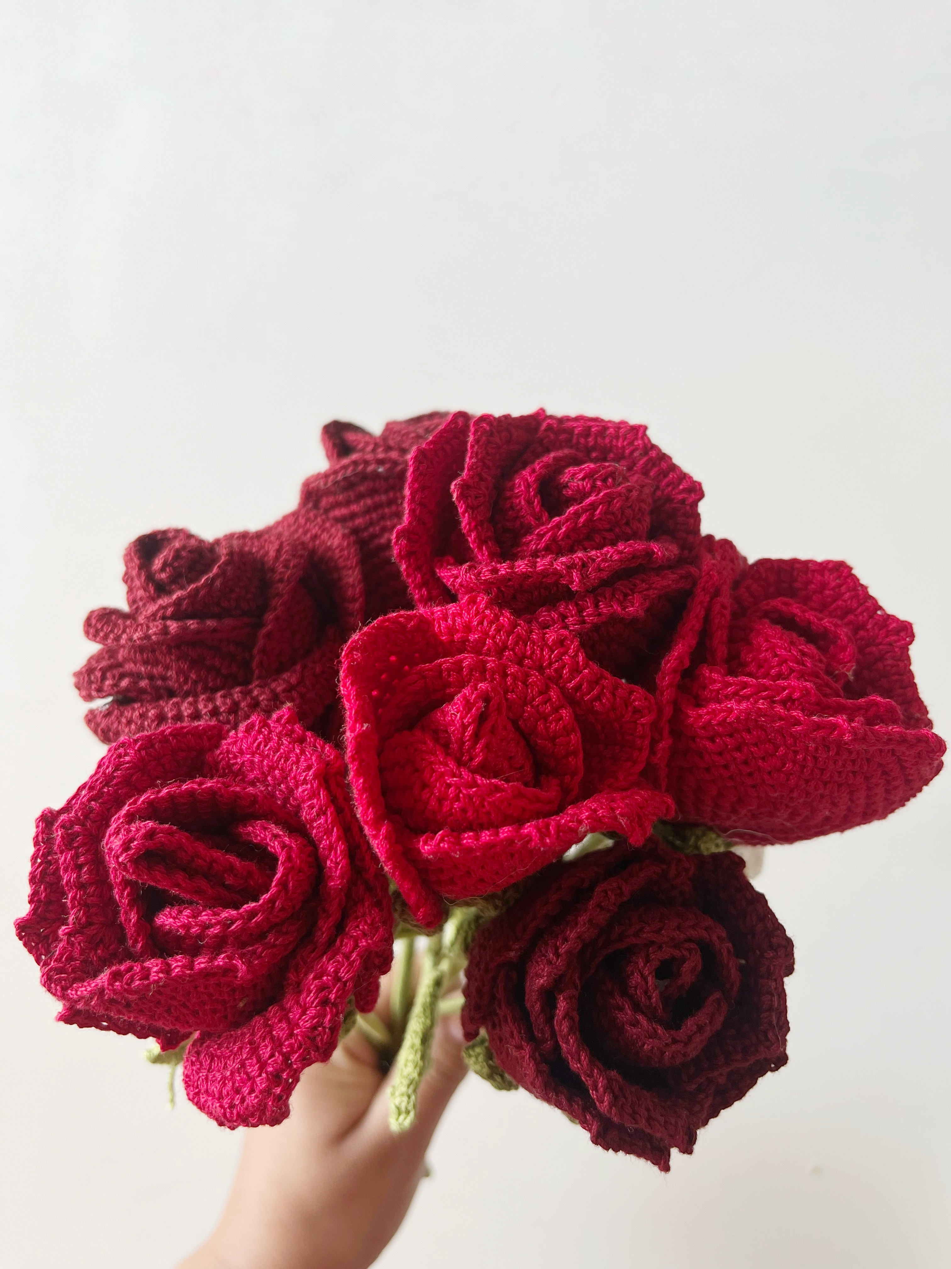 Rose Crochet Flower | Handmade thumbnail 1