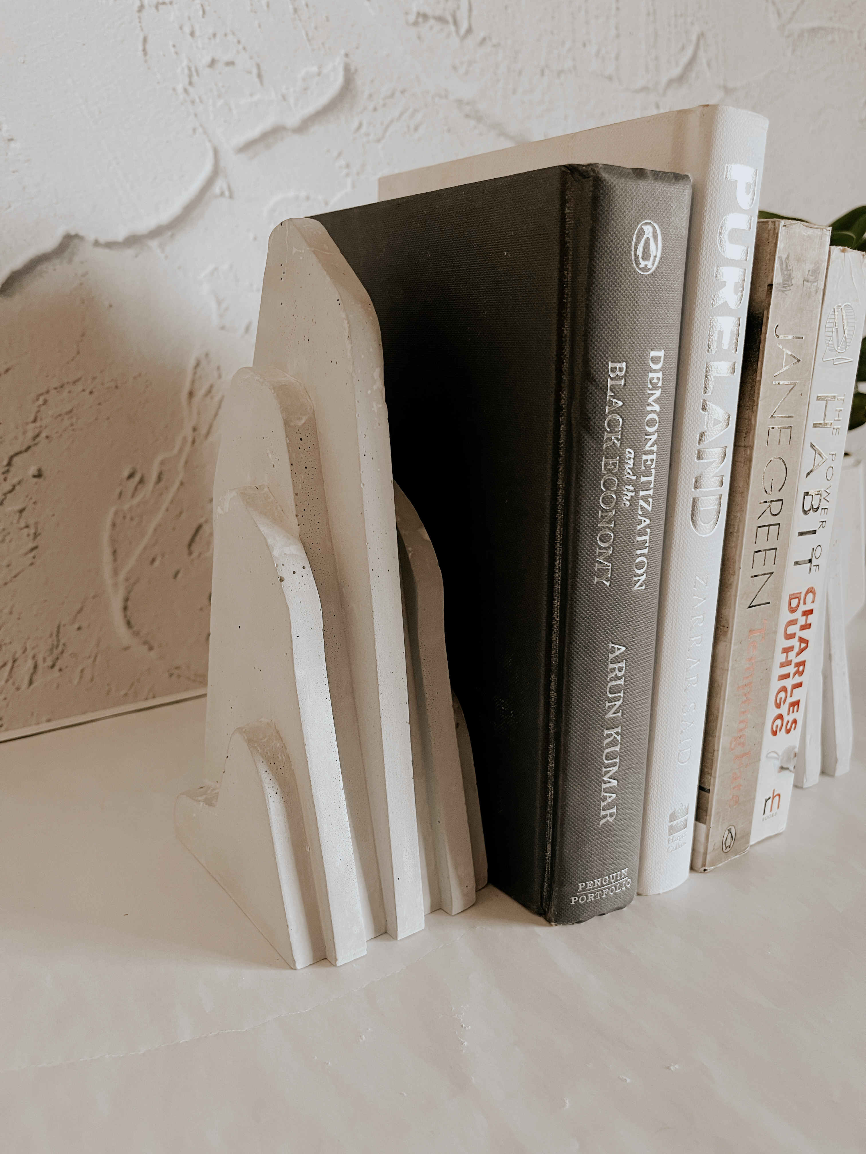 Modern Style Bookends | 2 Pieces Set | Gift For Book Reader