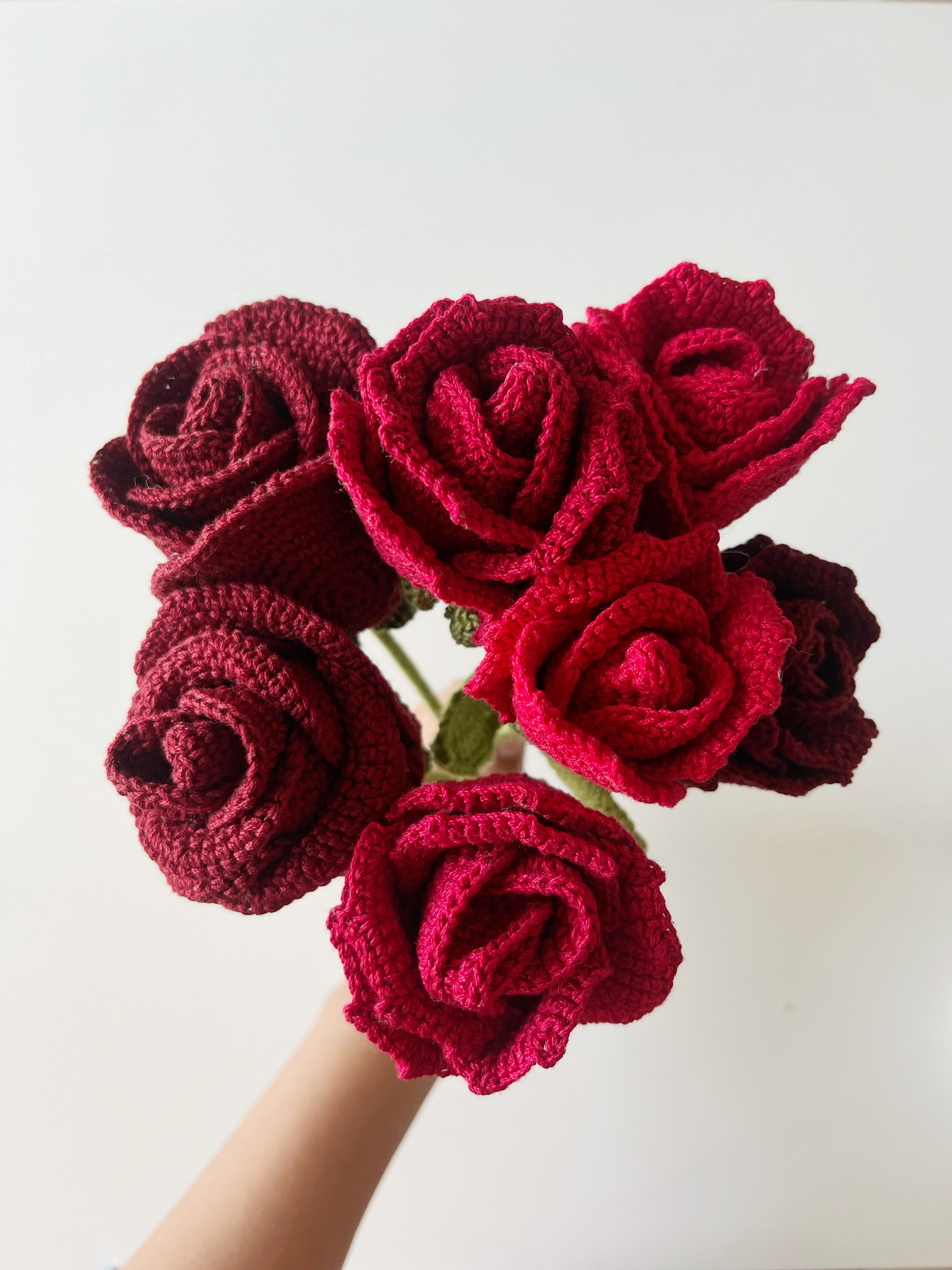 Rose Crochet Flower | Handmade thumbnail 2