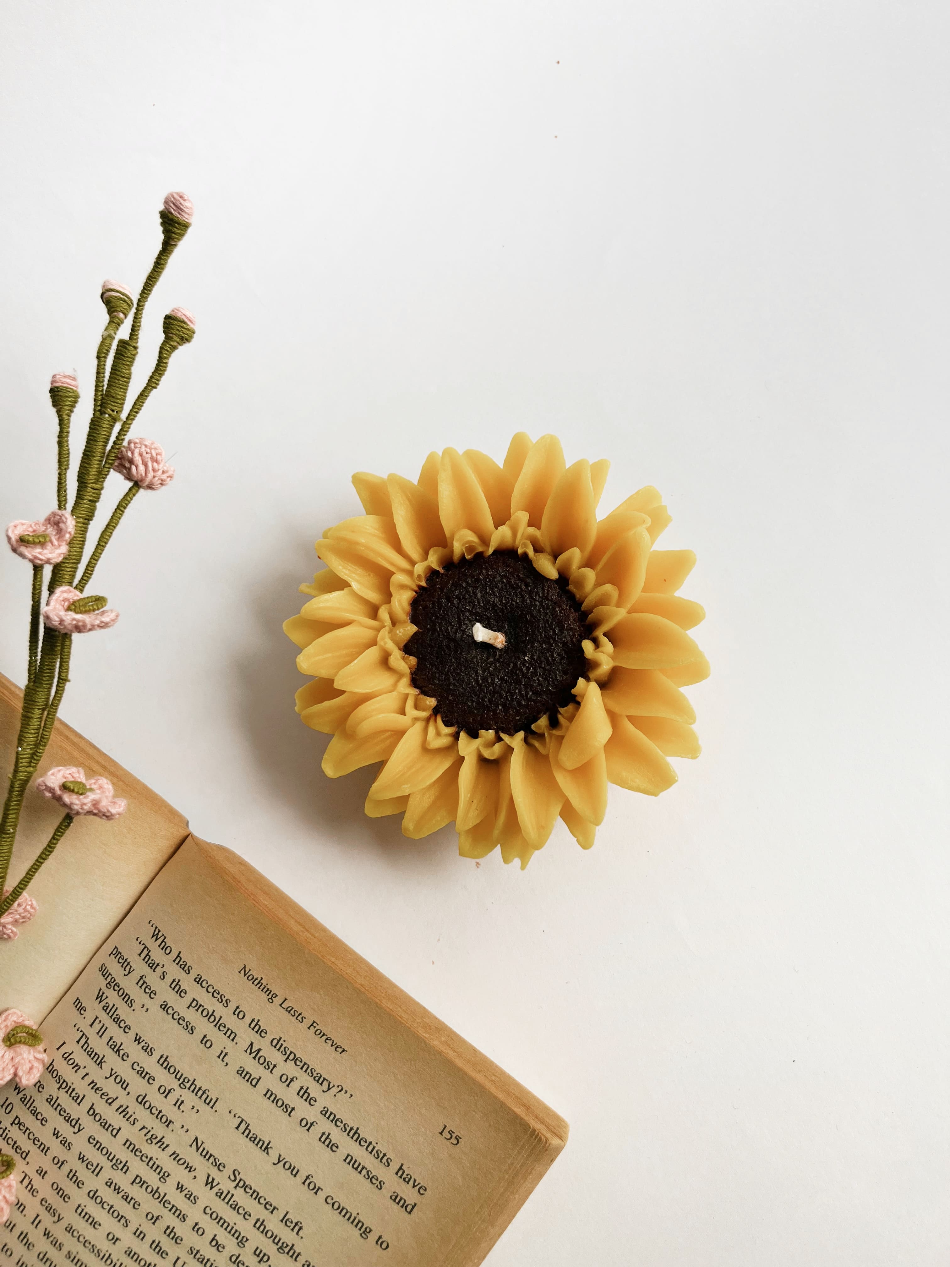 Sunflower Candle | Floatable | Mandarian Scent thumbnail 1