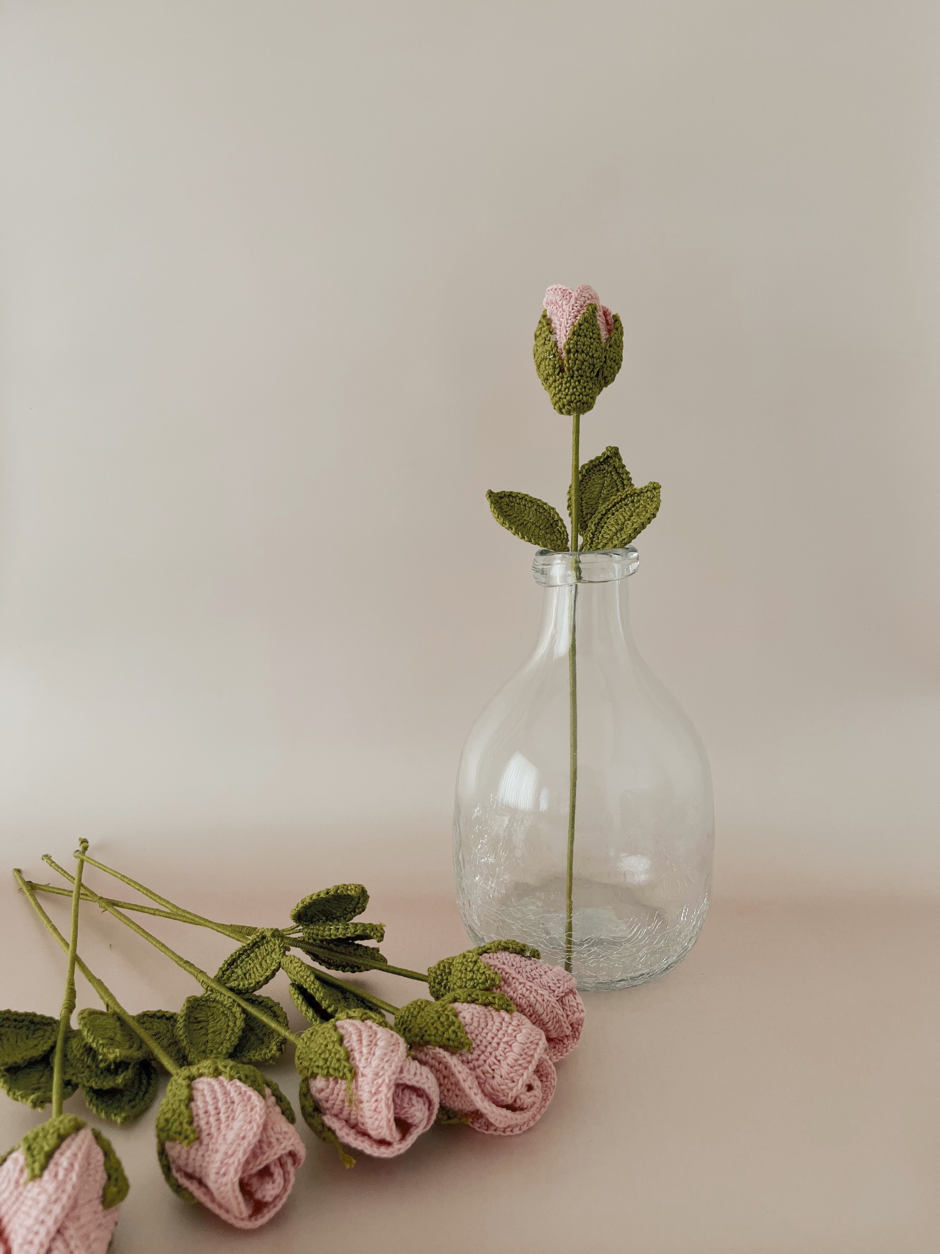Crochet Pink Bud | Handmade