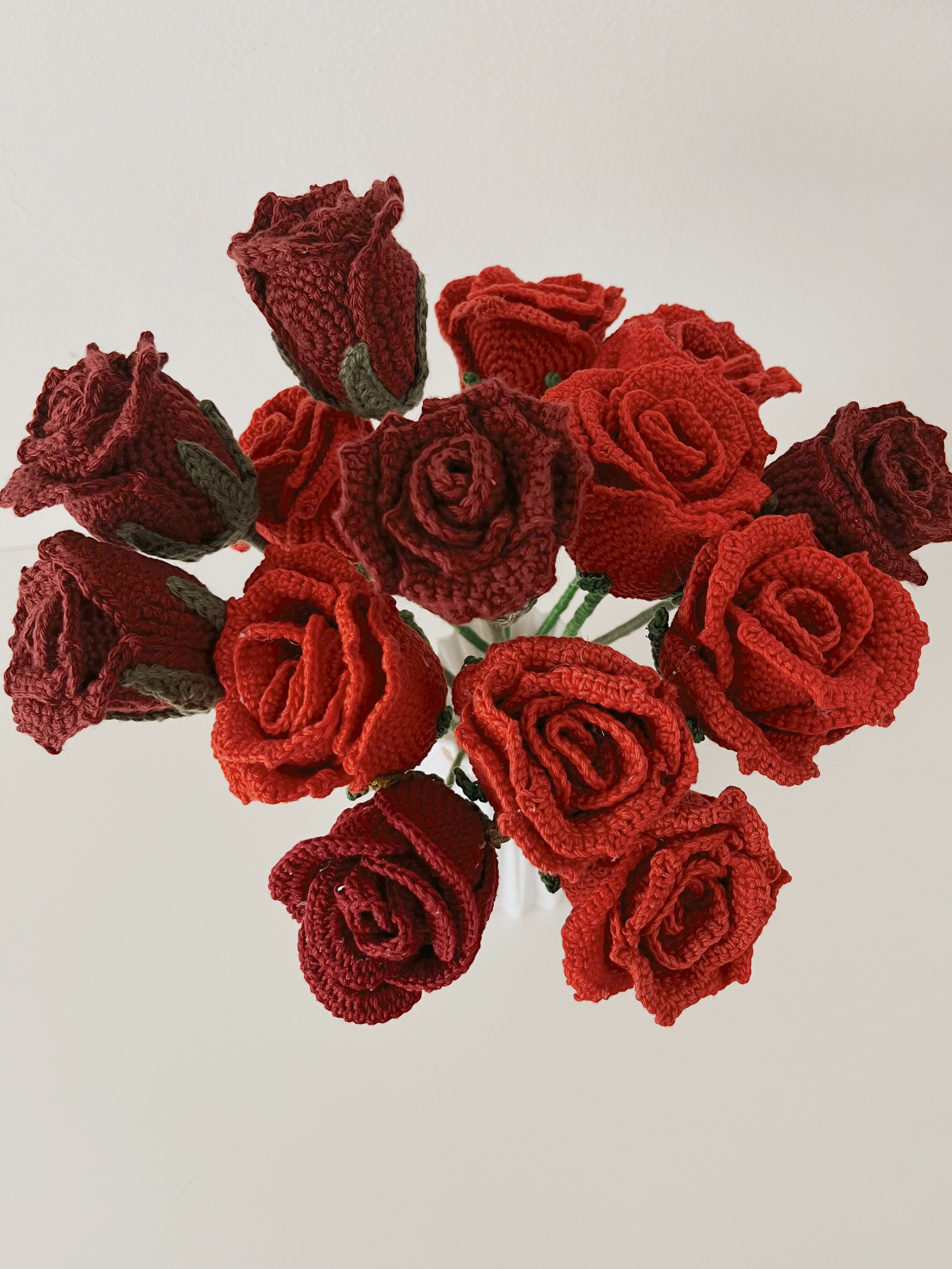 Rose Crochet Flower | Handmade thumbnail 3