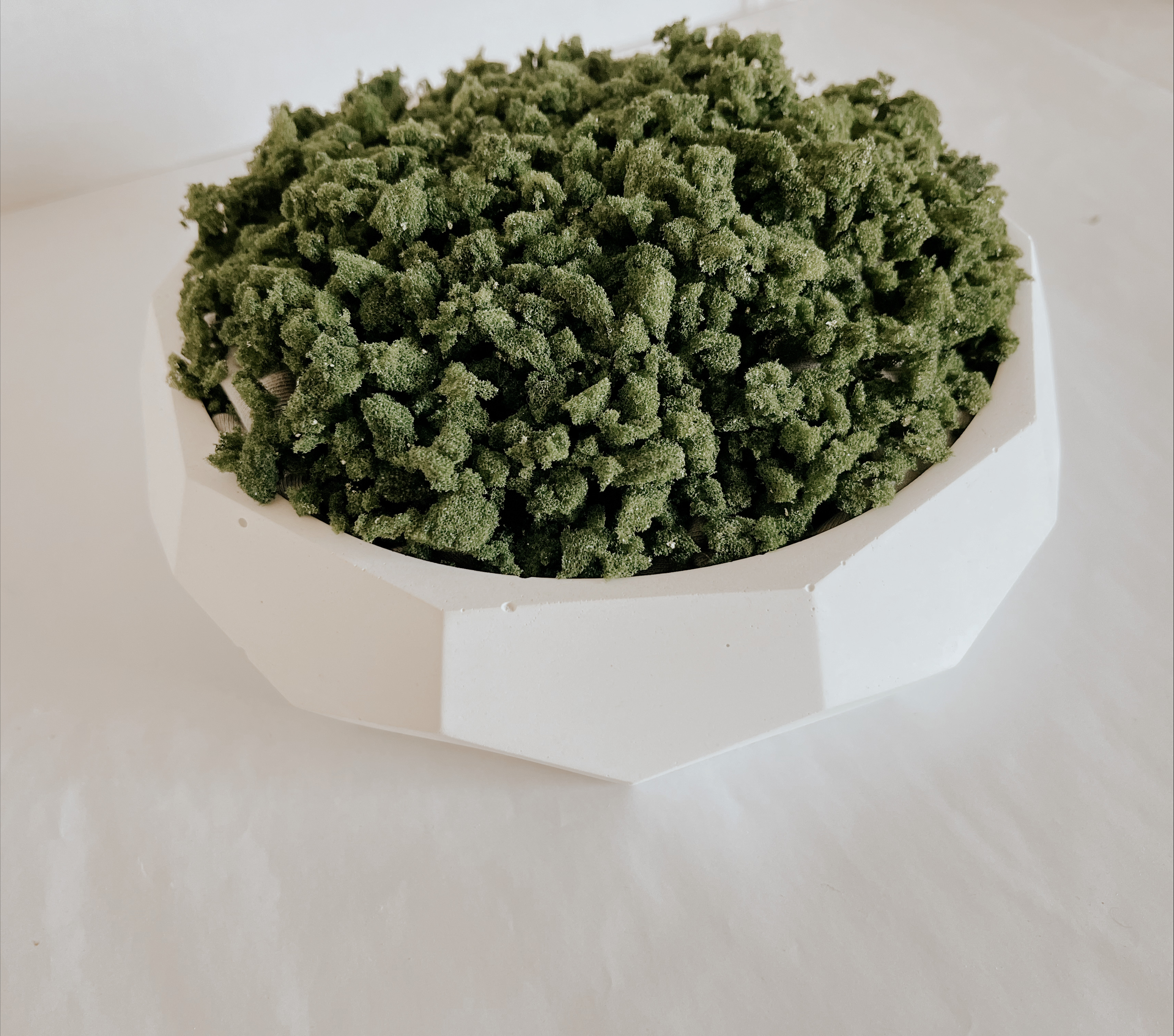 Concrete Geo Bowl | Unique Concept Home Decor