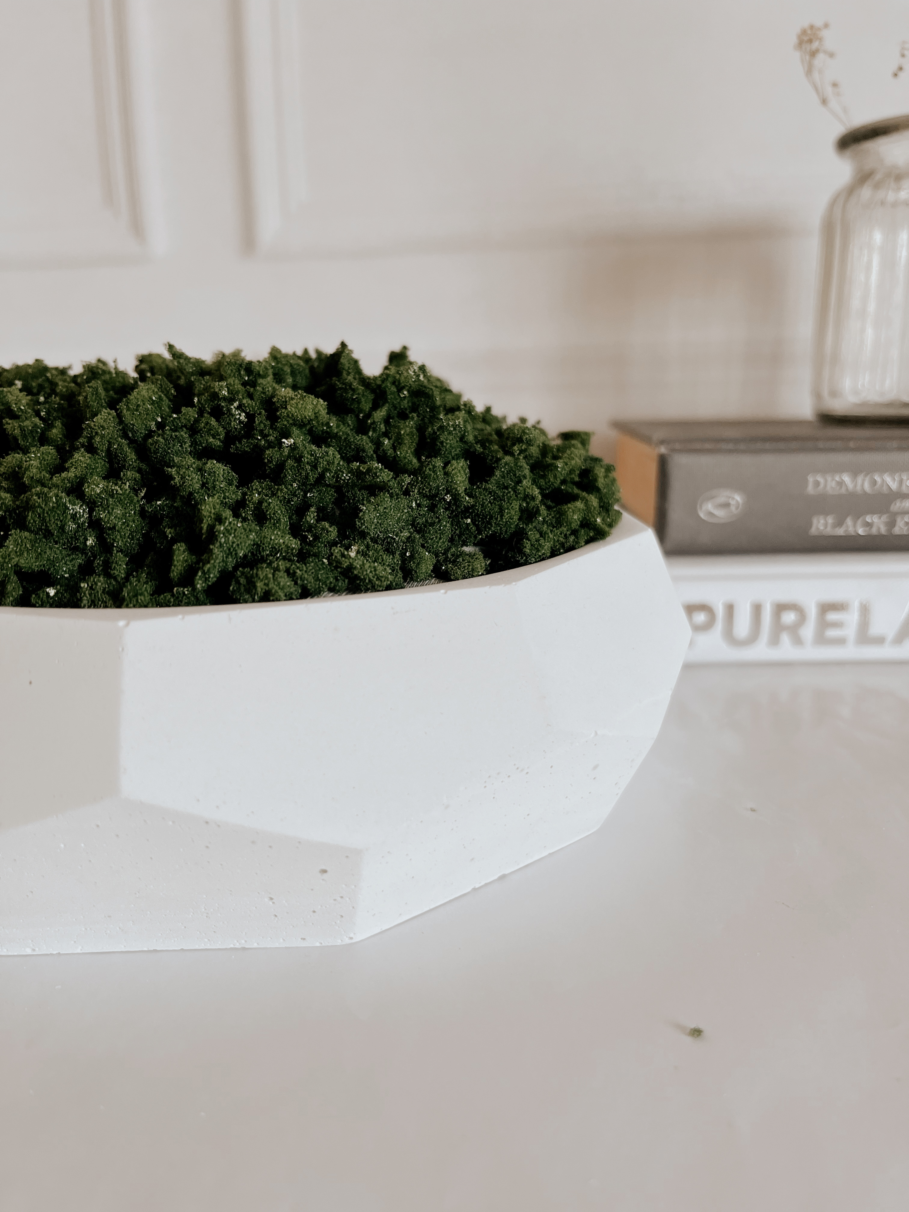 Concrete Geo Bowl | Unique Concept Home Decor thumbnail 3