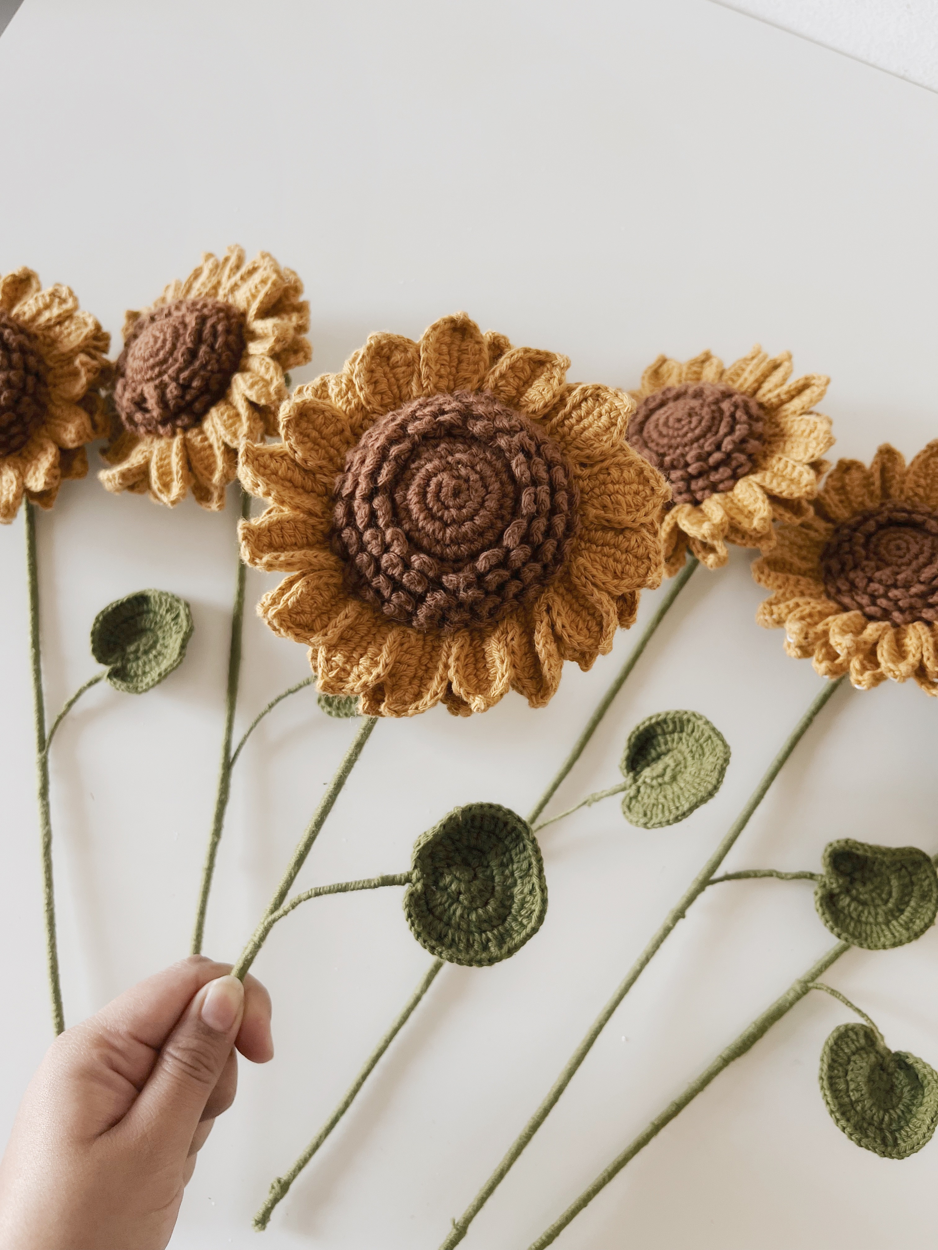 Crochet Sunflower thumbnail 1